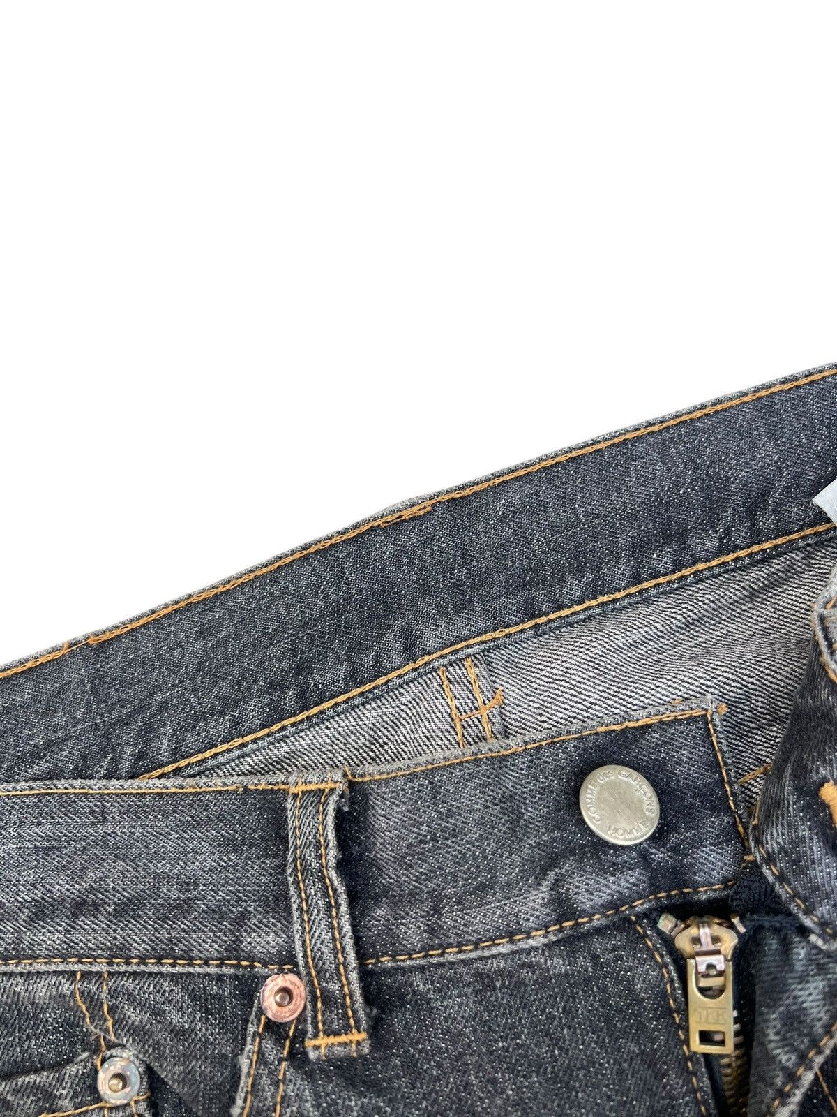 Comme des Garcons Homme 2005 CDGH AD2005 Black Denim Selvedge Jeans Size US 32 / EU 48 - 7 Thumbnail