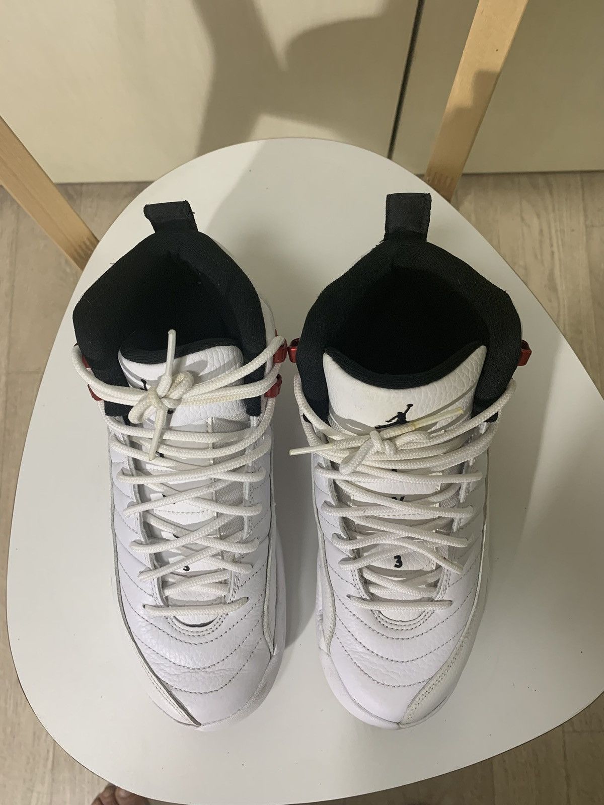 Nike Nike Air Jordan 12 Retro Twist White Red Size 5.5 Size US 5.5 / EU 38 - 5 Thumbnail