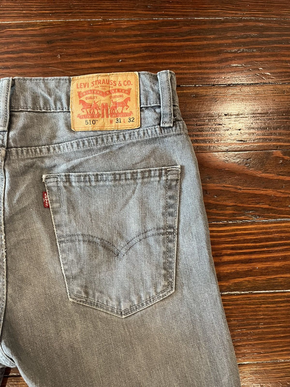 Levi's Levi’s 510 Grey Denim Jeans — Men’s Size 31x32 Size US 31 - 6 Thumbnail