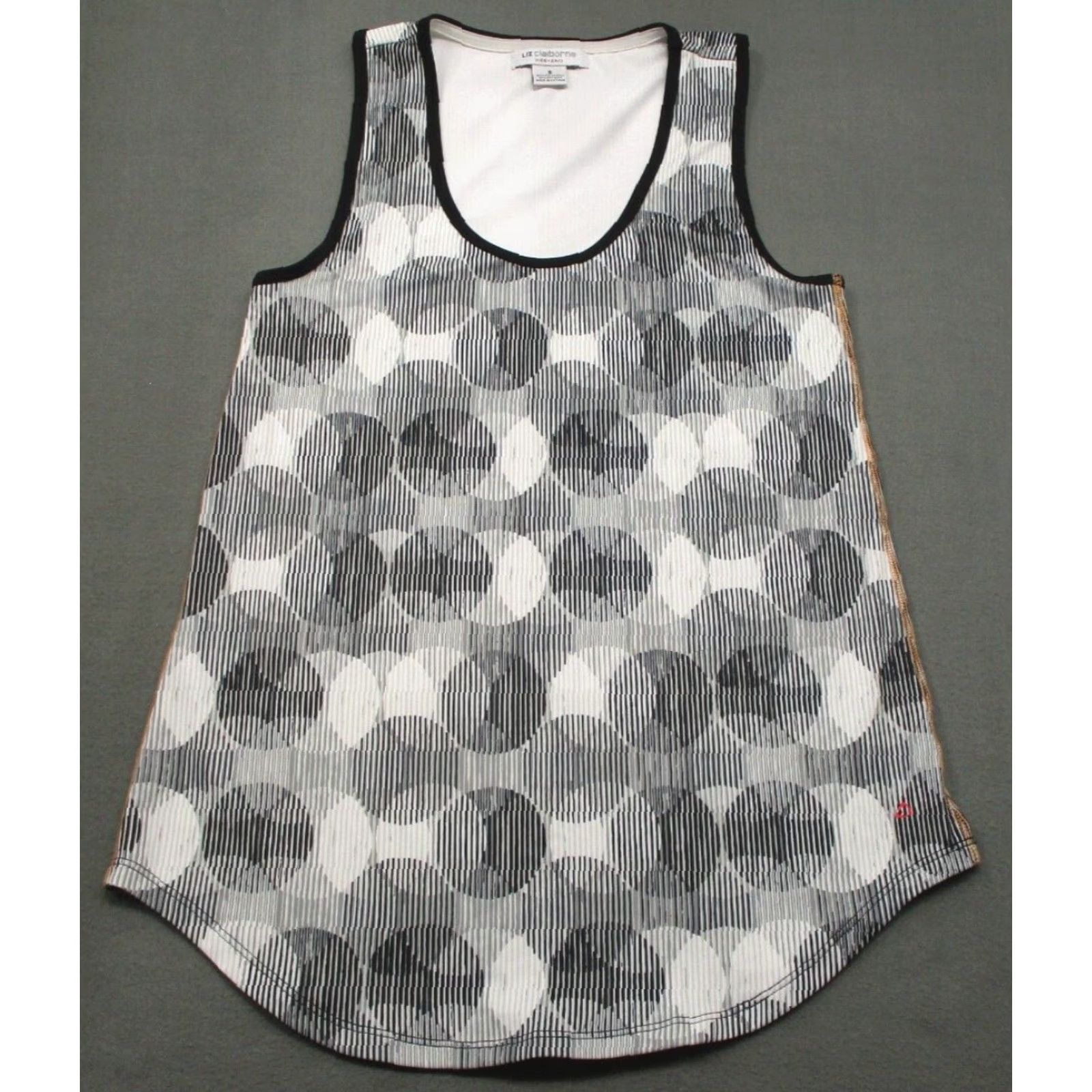 Liz Claiborne Liz Claiborne Weekend Womens Tank Top Sleeveless Small Multicolor Knit Cotton Blend Short Sleeve? Size S / US 4 / IT 40 - 2 Thumbnail