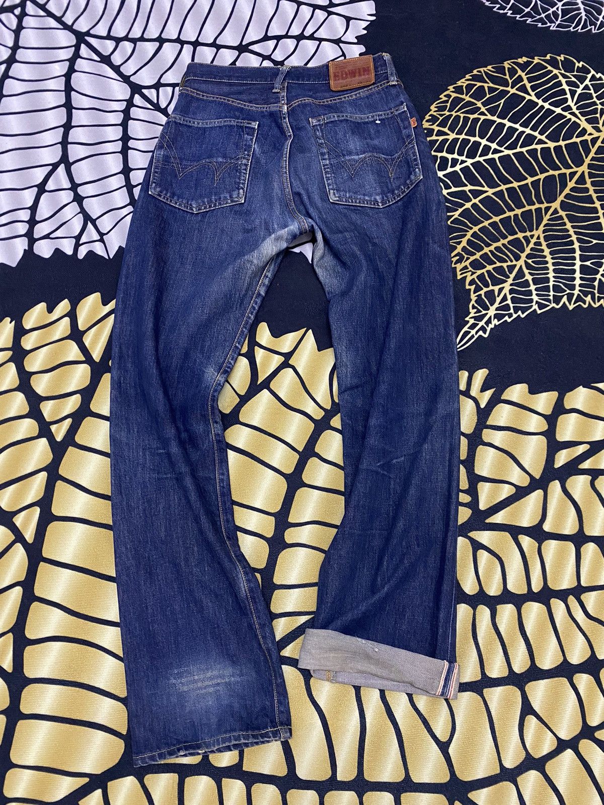 Edwin Edwin Selvedge Denim Jeans Distressed Size US 29 - 3 Thumbnail