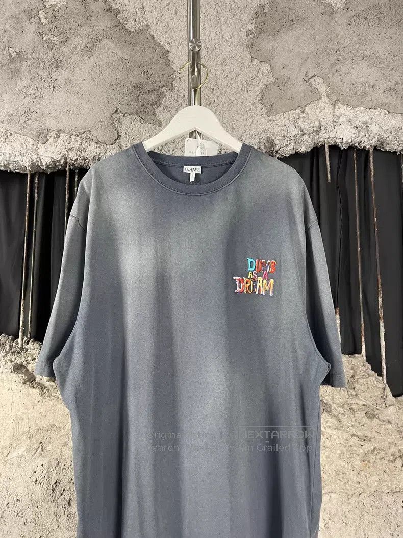Loewe Loewe Heavy Wash Embroidered Logo Short Sleeve Size US XS / EU 42 / 0 - 2 Thumbnail