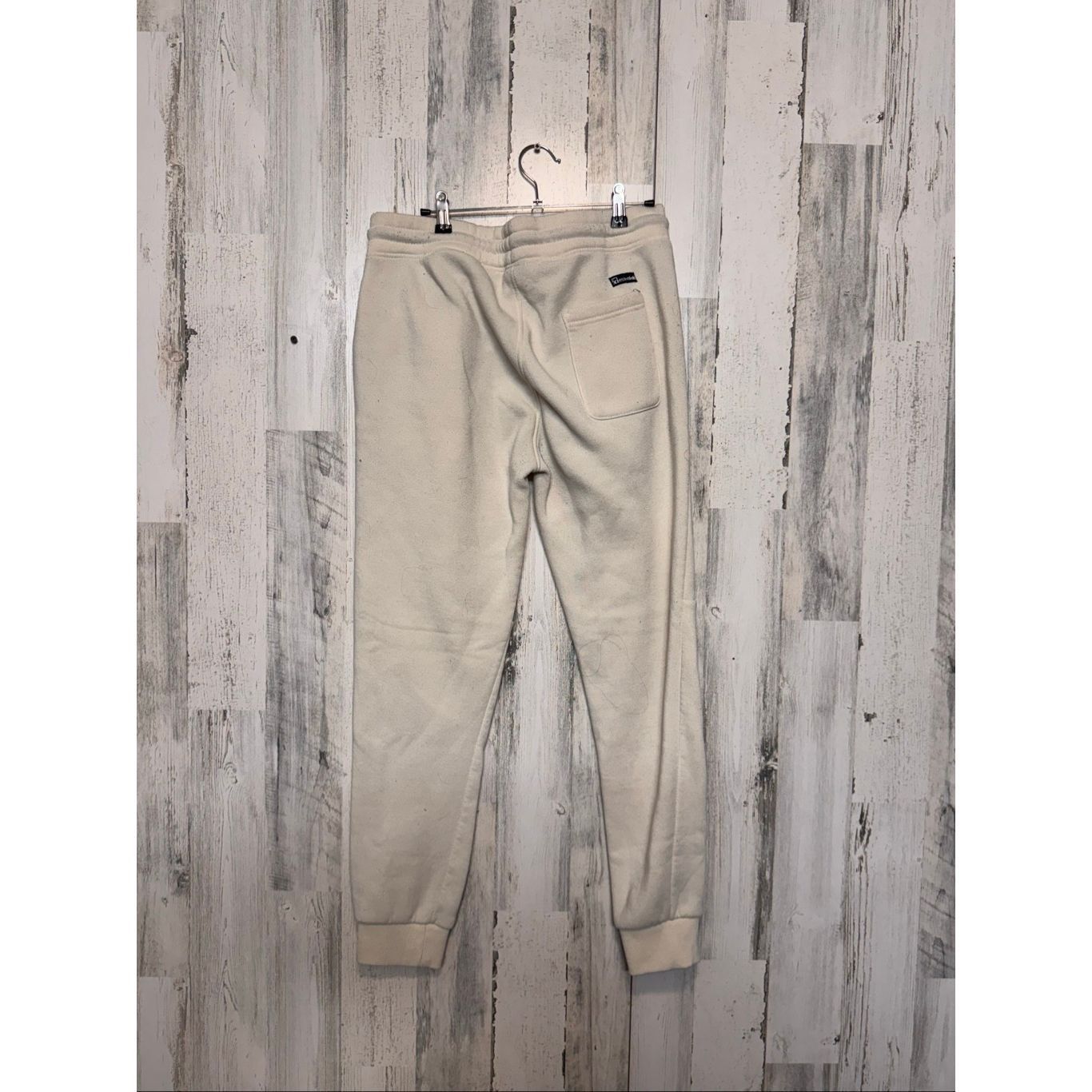 Other Fleece Joggers Beige Cream Sweatpants Size Medium Comfy Fit Size US 31 - 4 Thumbnail