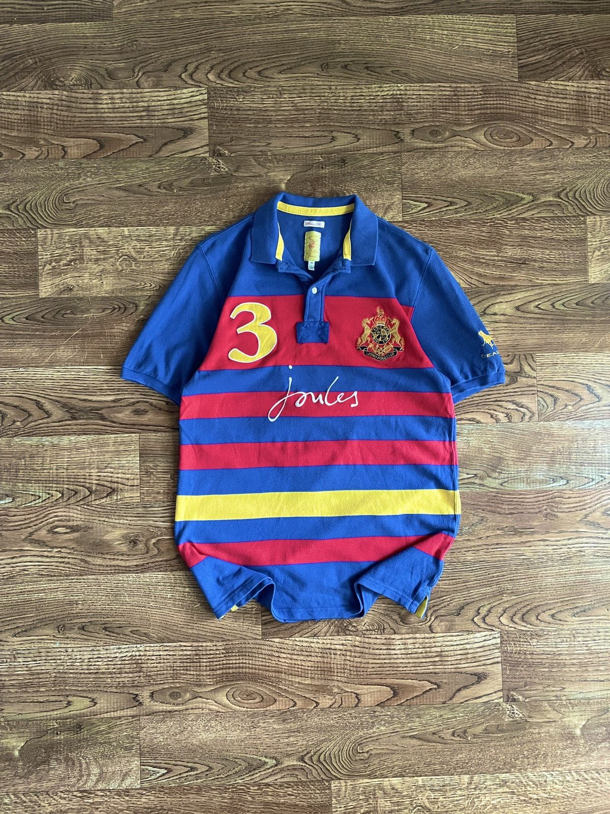 Designer × Polo Ralph Lauren × Vintage Vintage Latino Polo Ralph Lauren Style Blue Polo Shirt Size US M / EU 48-50 / 2 - 1 Thumbnail