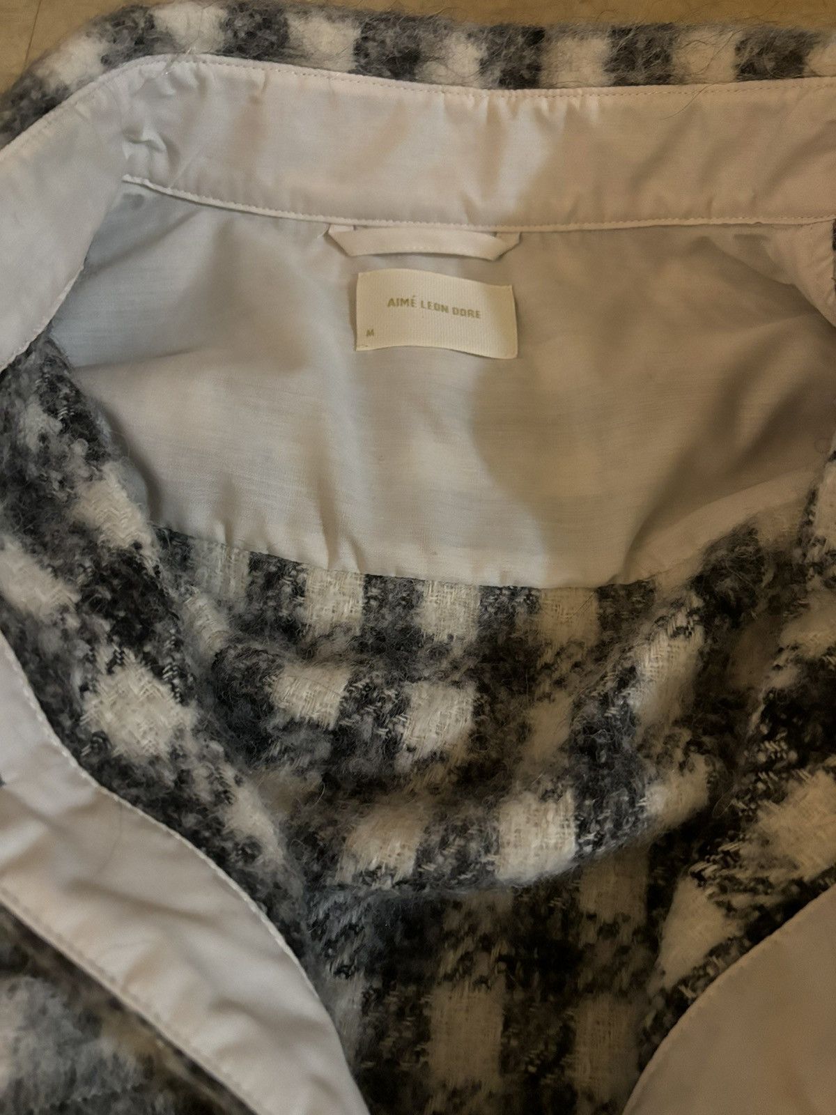 Aime Leon Dore Aime Leon Dore Alpaca Blend Grey Over shirt Size Medium Men Size US M / EU 48-50 / 2 - 6 Thumbnail