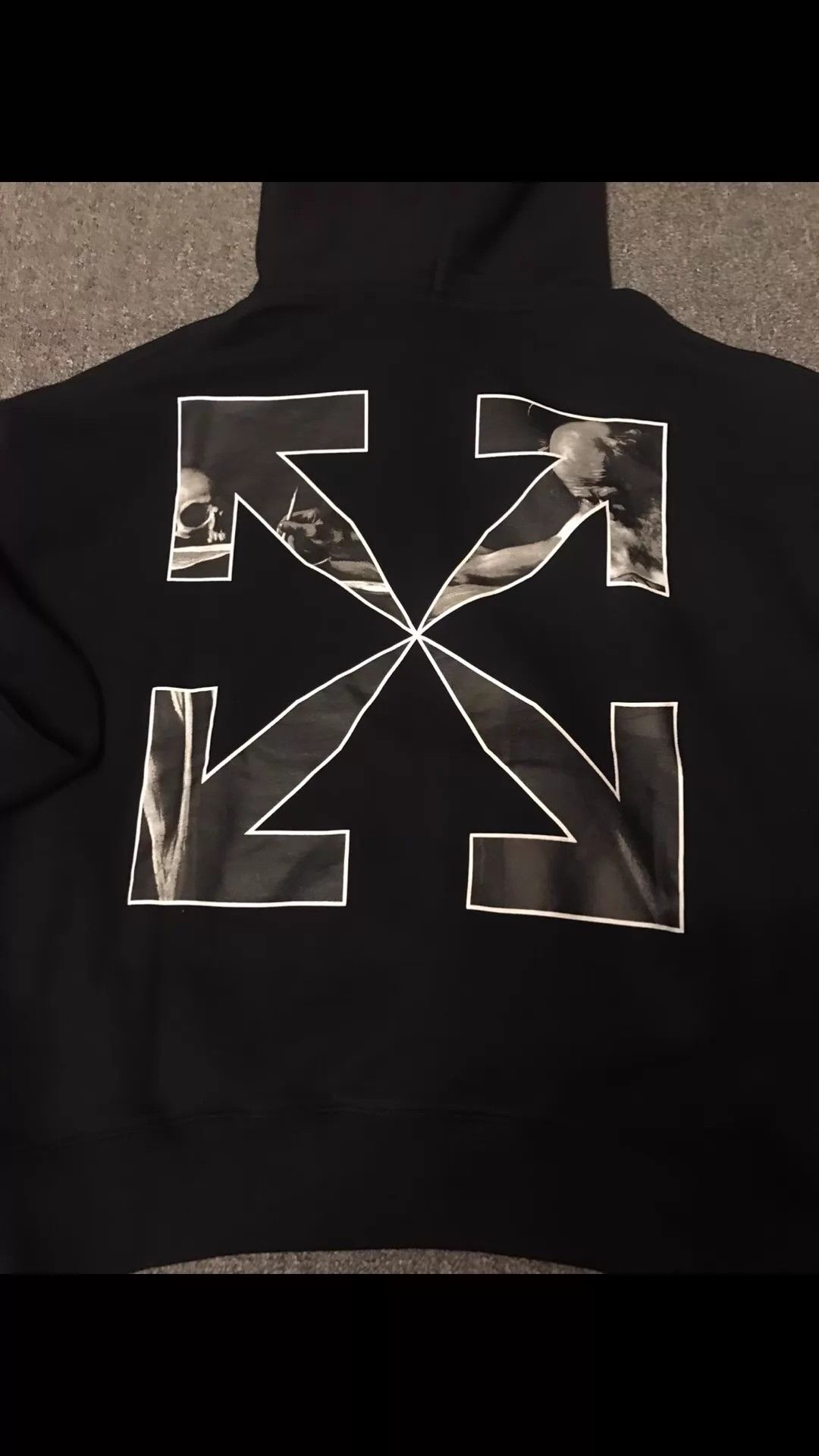 Off-White Off White New Classic Cotton Hoodie M Back Painting Size US M / EU 48-50 / 2 - 6 Thumbnail