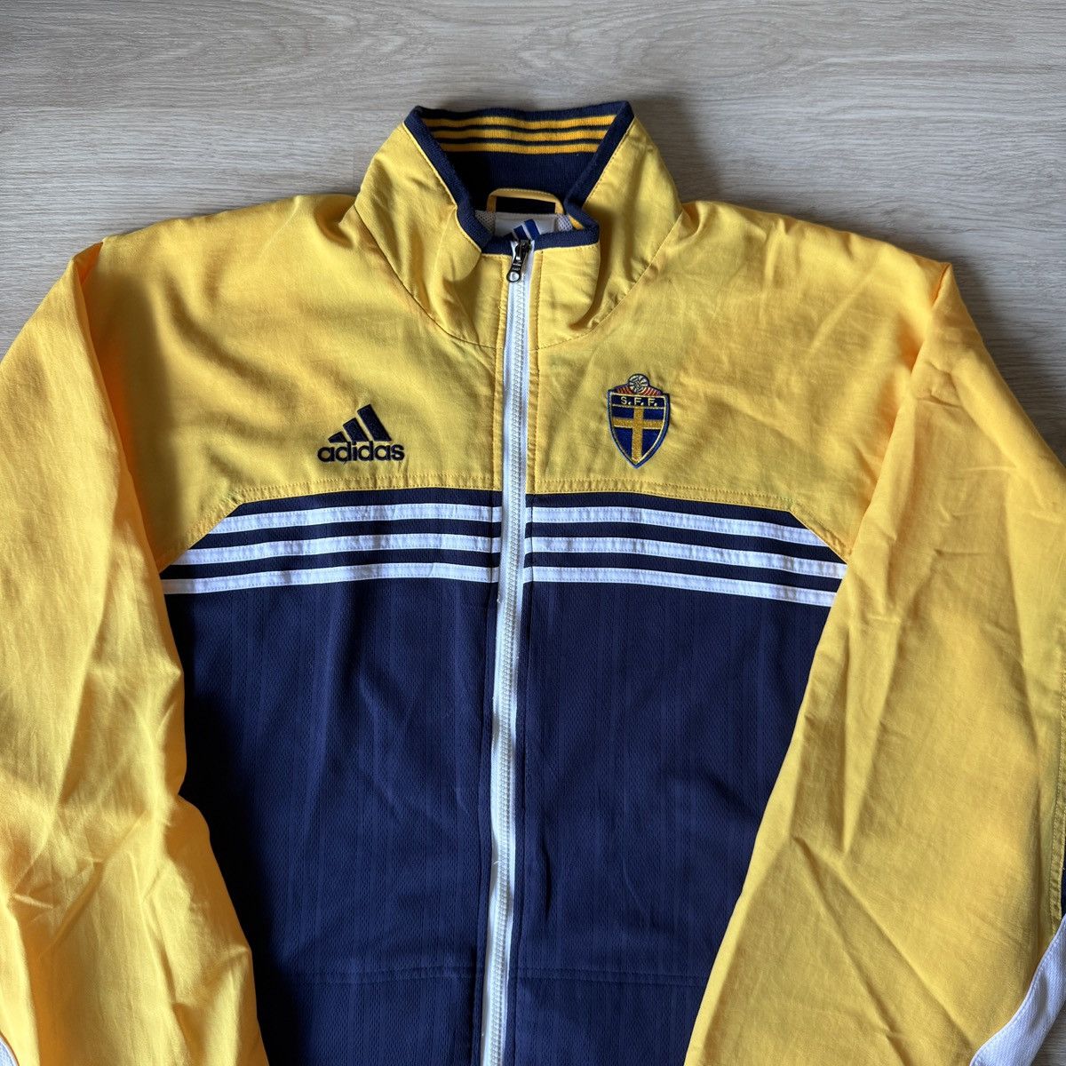 Adidas × Vintage Vintage Adidas Sweden Jacket Size US L / EU 52-54 / 3 - 2 Thumbnail