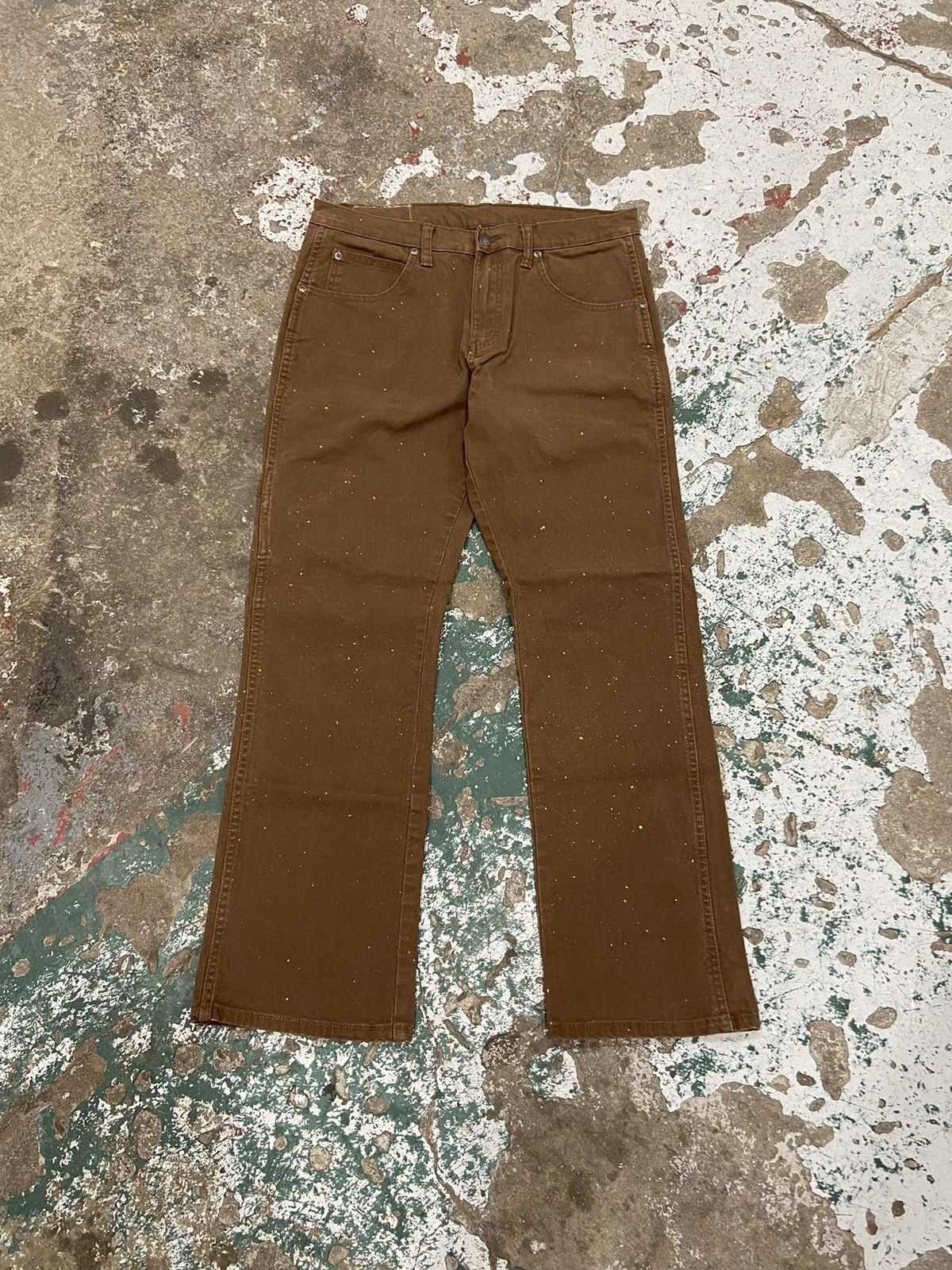 Dickies Dickies Paint Splatter Brown Work Pants Size US 32 / EU 48 - 4 Thumbnail