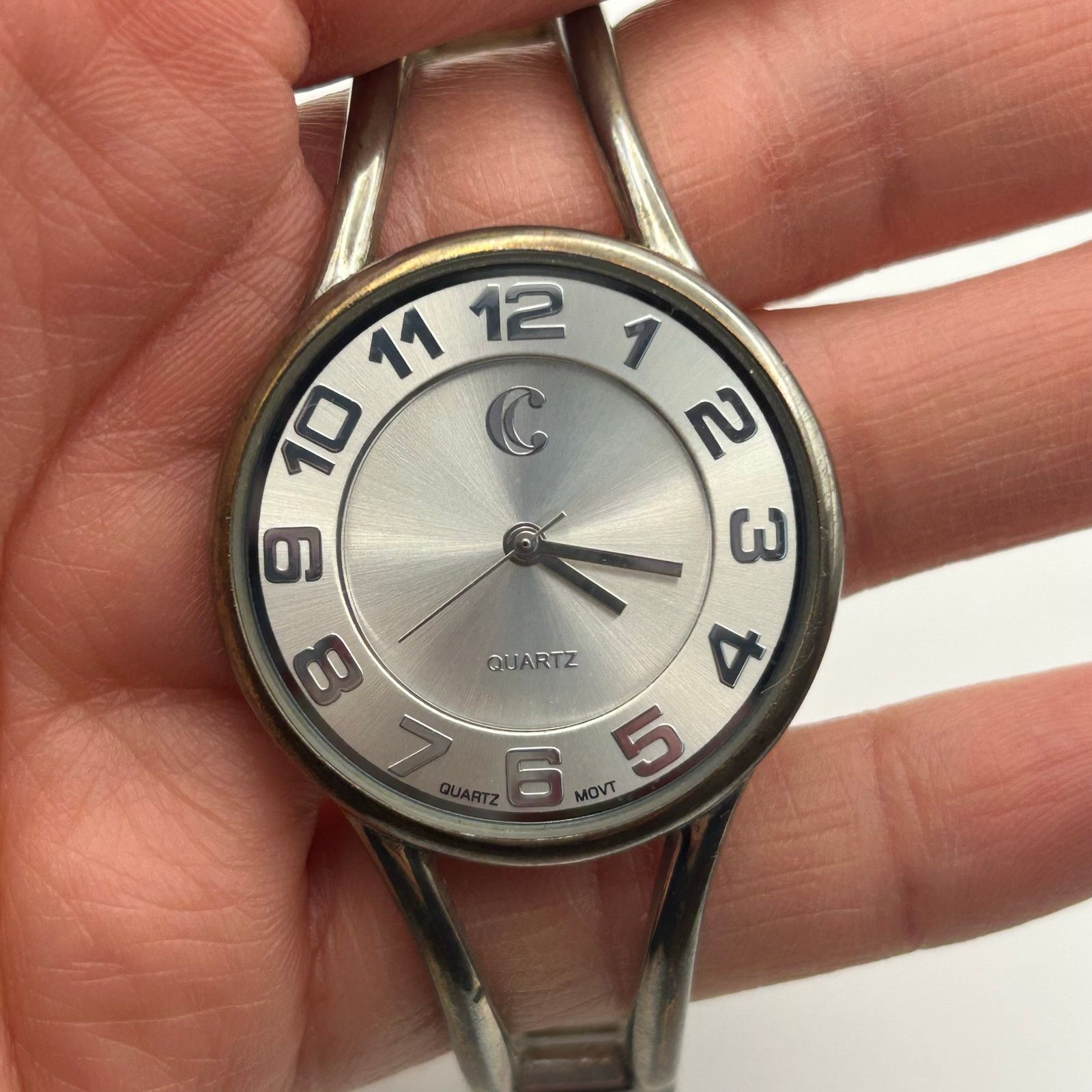 Other Charming Charlie Silver Women’s Bangle Watch New Battery Size ONE SIZE - 7 Thumbnail