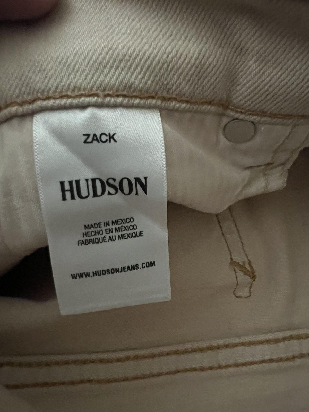 Hudson Hudson Zack Stacked Skinny Jeans Mens Denim $295 Size 34/36 Size US 34 / EU 50 - 8 Thumbnail
