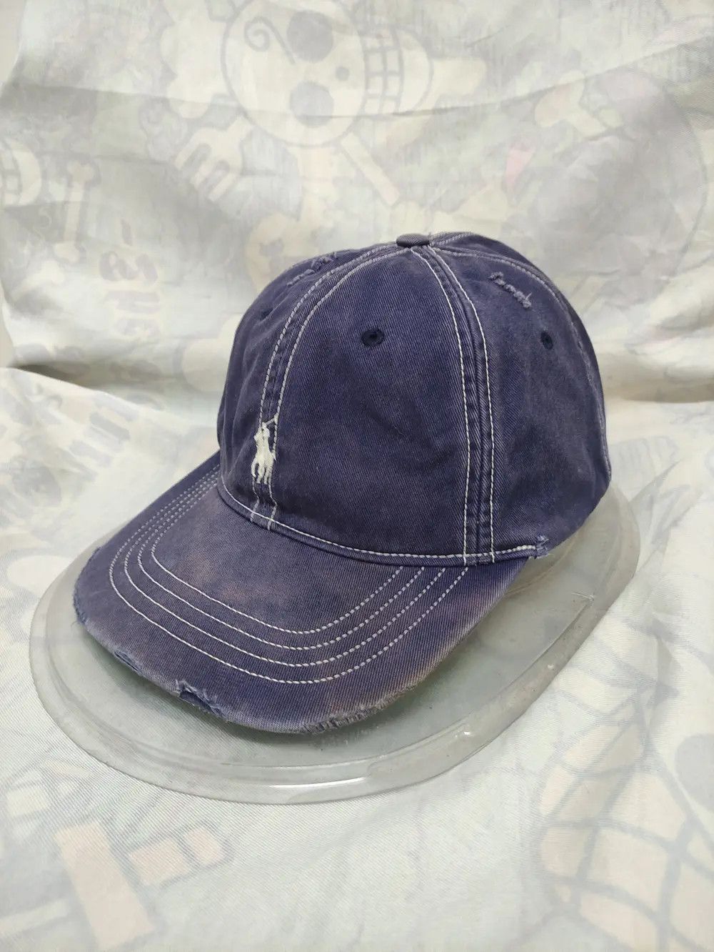 Polo Ralph Lauren POLO RALPH LAUREN VINTAGE CAP DISTRESSED DESIGN Size ONE SIZE - 10 Thumbnail