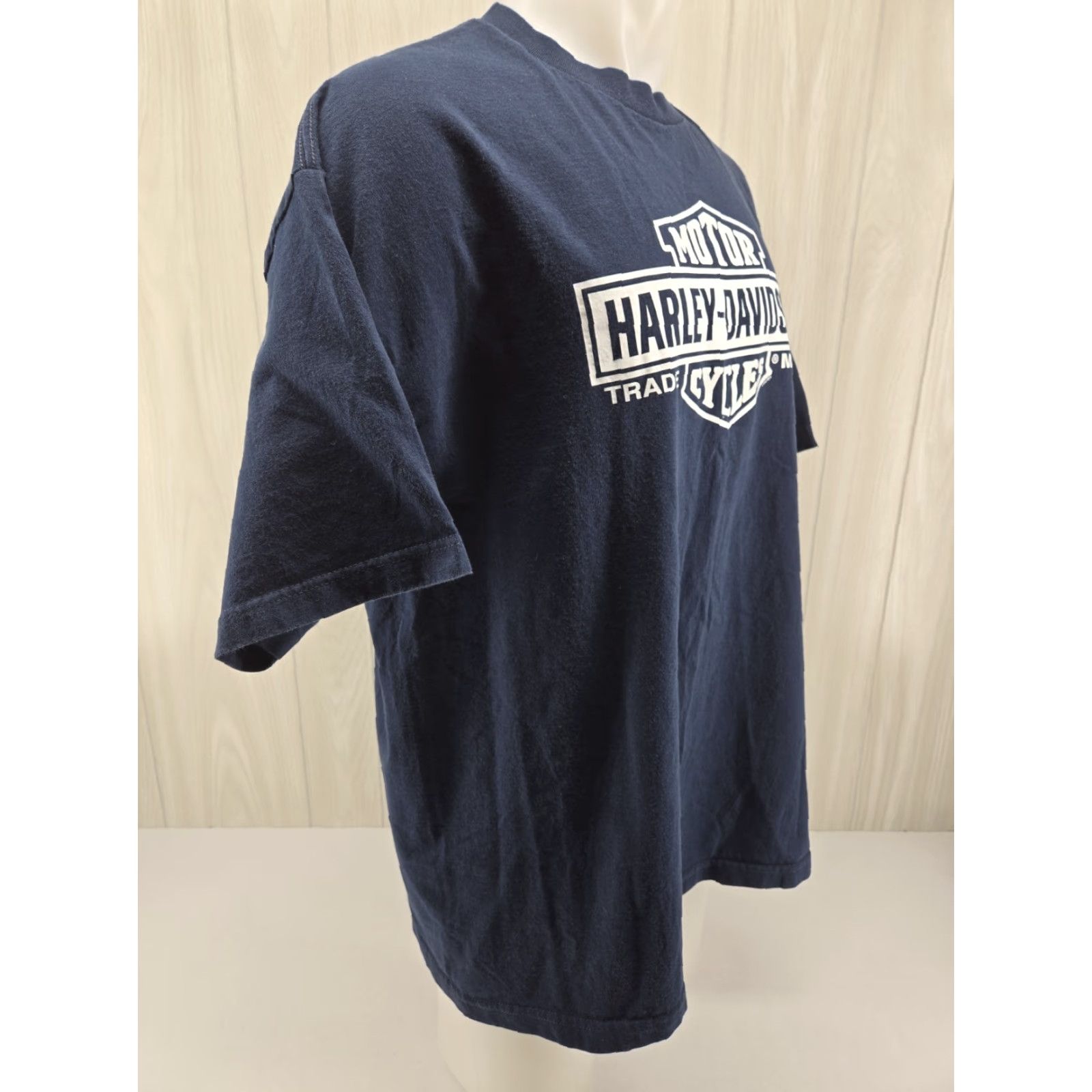 Harley Davidson Harley-Davidson T-Shirt Louisville Kentucky 2XL Mens Blue 2 Sided Graphic Print Crew Neck Short Sleeve Vintage No Size US XXL / EU 58 / 5 - 7 Thumbnail