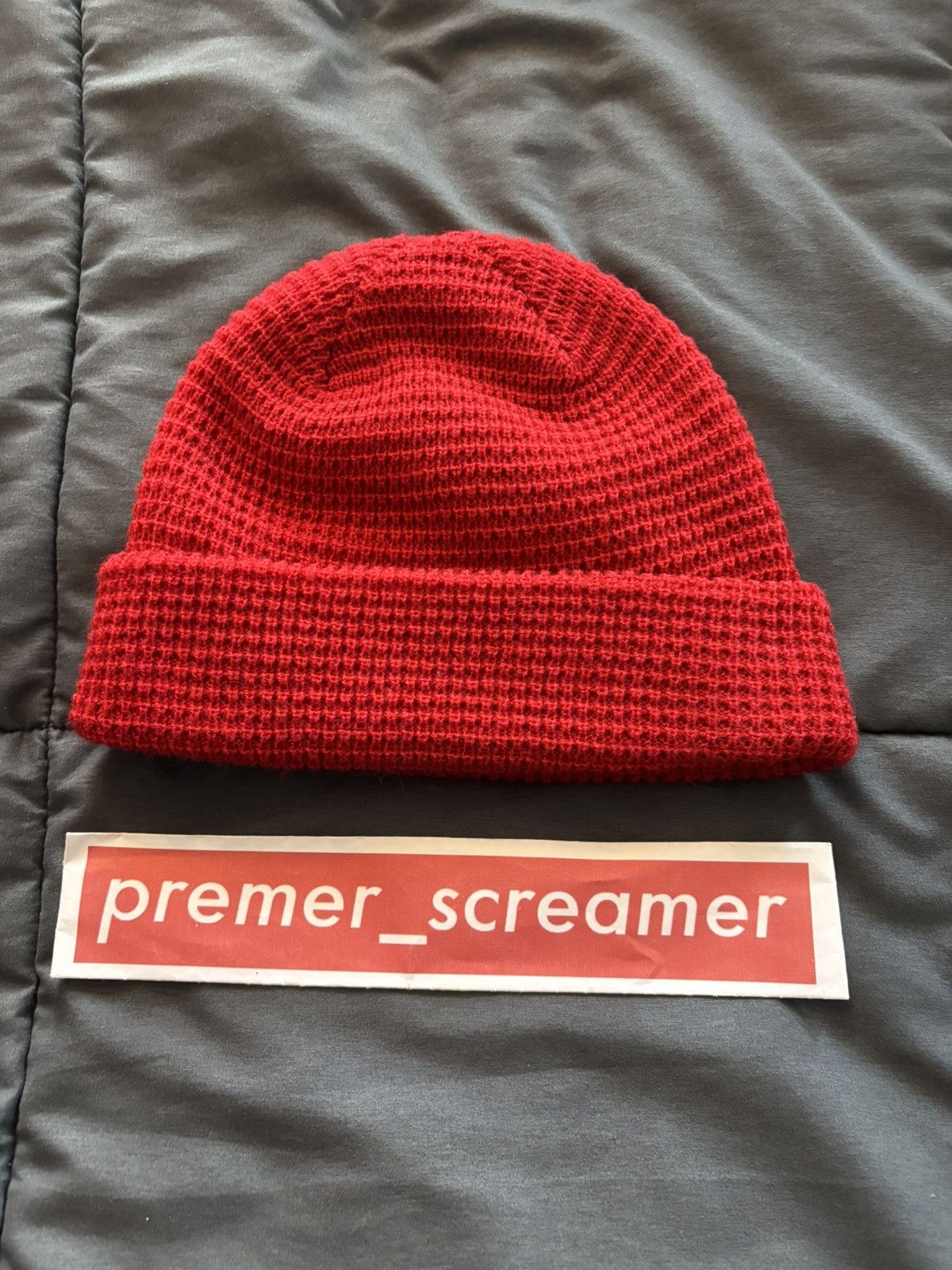 Fuck The Population FTP Waffle Knit Beanie Size ONE SIZE - 2 Thumbnail