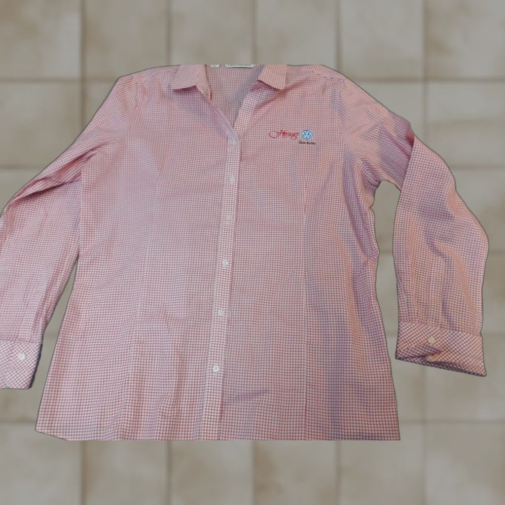 Cutter & Buck Cutter & Buck Womens shirt 2XL plaid red button down long sleeve collar casual breathable 100% cotton polo regular not vintage Womens Size XXL / US 16-18 / IT 52-54 - 1 Thumbnail