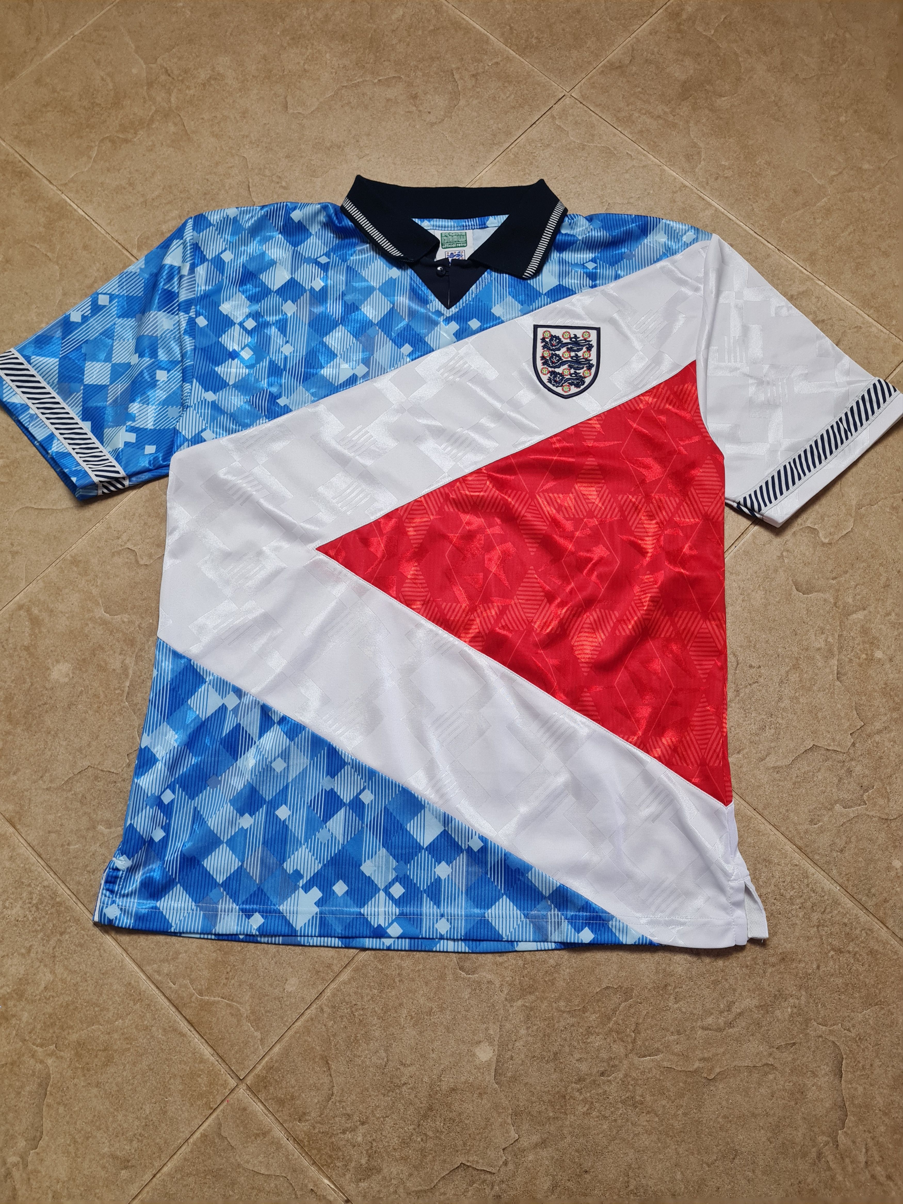 Other England Retro Remake Special Football Jersey Score Draw Size US L / EU 52-54 / 3 - 4 Thumbnail