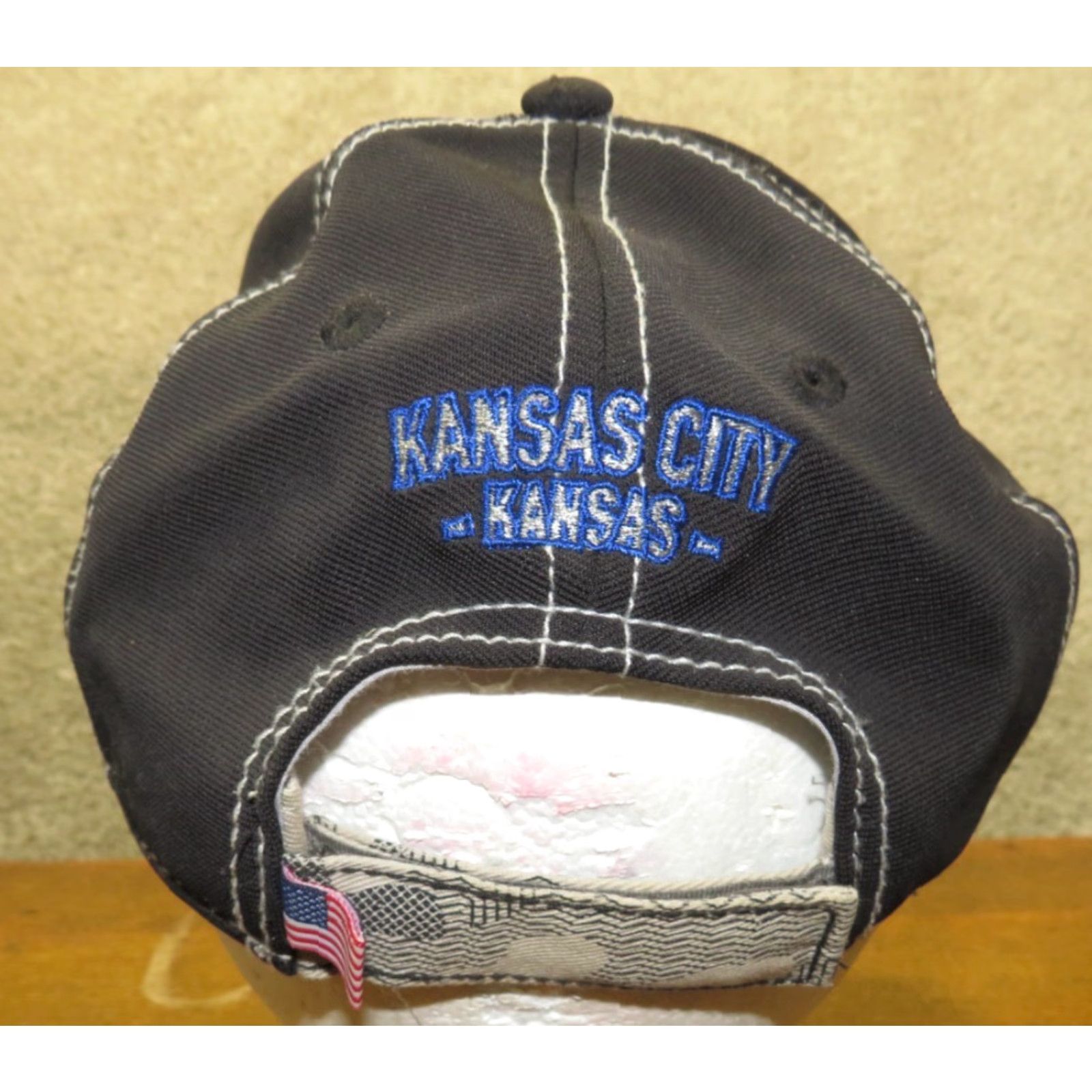 Vintage VINTAGE HaT Kansas City Mo. Speedway Race Camo Trucker Adjustable Hat Size ONE SIZE - 3 Thumbnail
