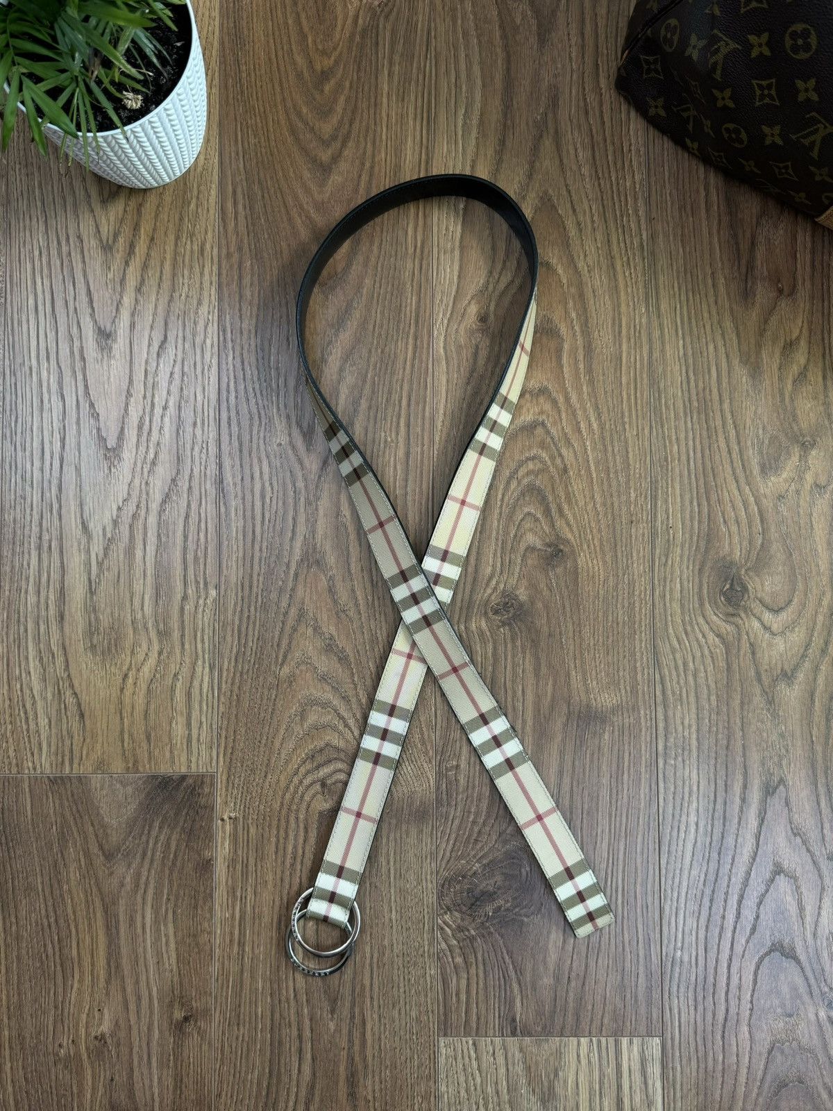 Burberry Leather belt Burberry y2k original luxury casual item Size ONE SIZE - 2 Thumbnail