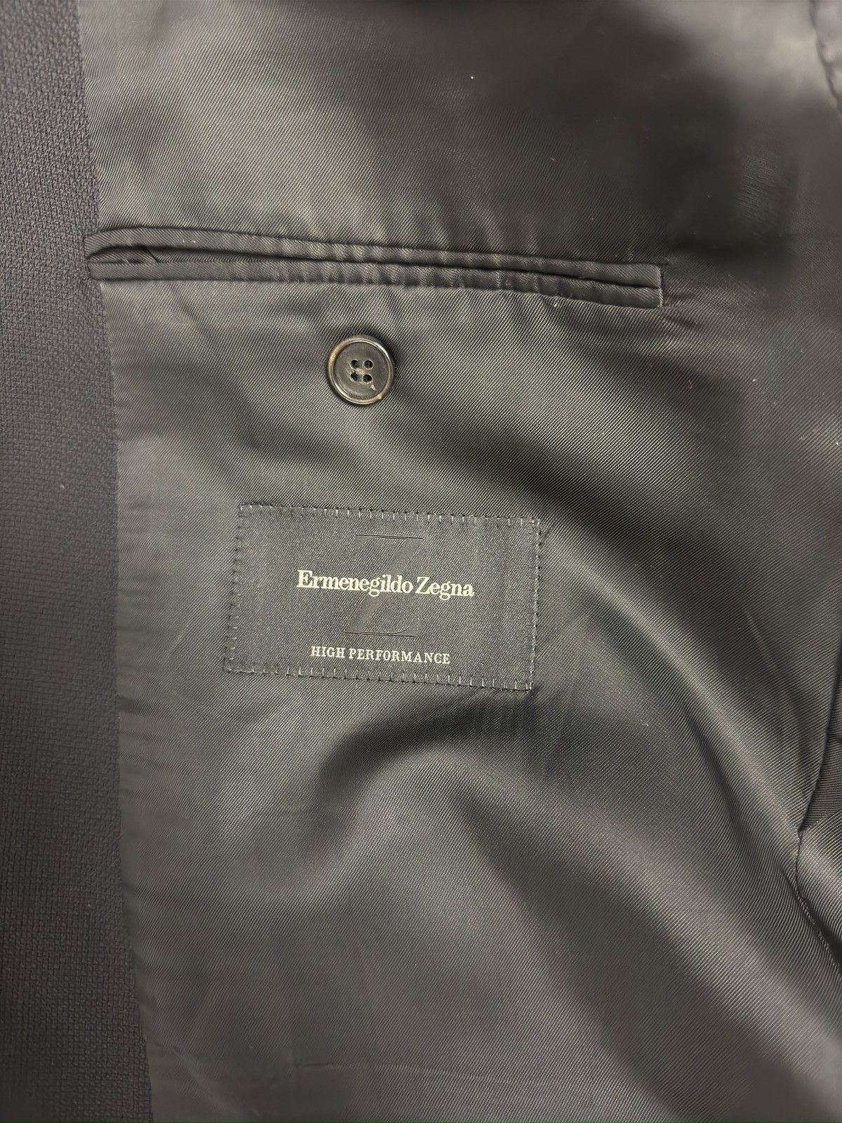 Ermenegildo Zegna Ermenegildo Zegna High Performance Textured Wool Jacket Size 46R - 6 Thumbnail
