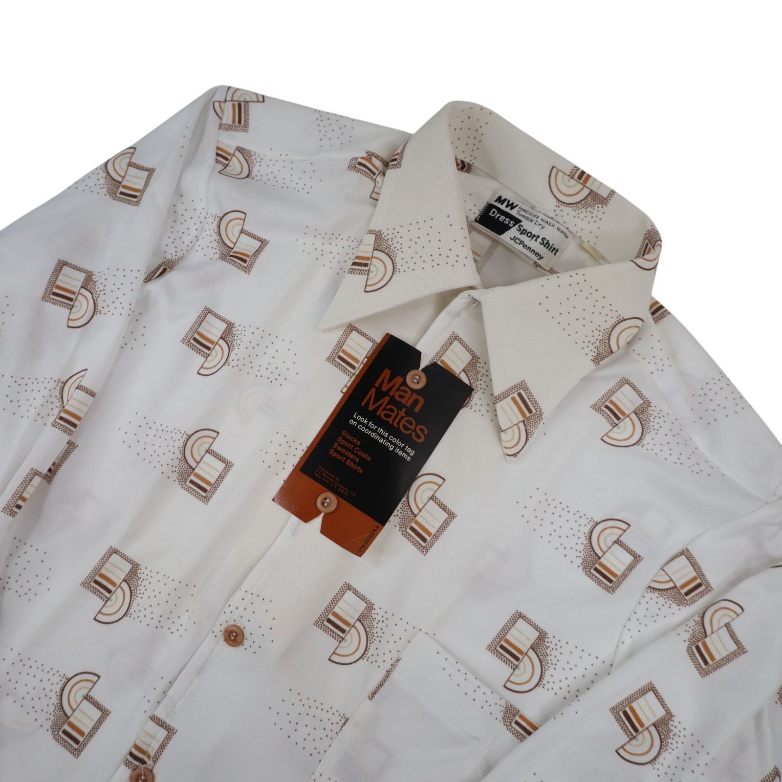 JCPenney × Vintage NWT True Vintage JC Penny Man Mates Sport Shirt Size US M / EU 48-50 / 2 - 2 Thumbnail
