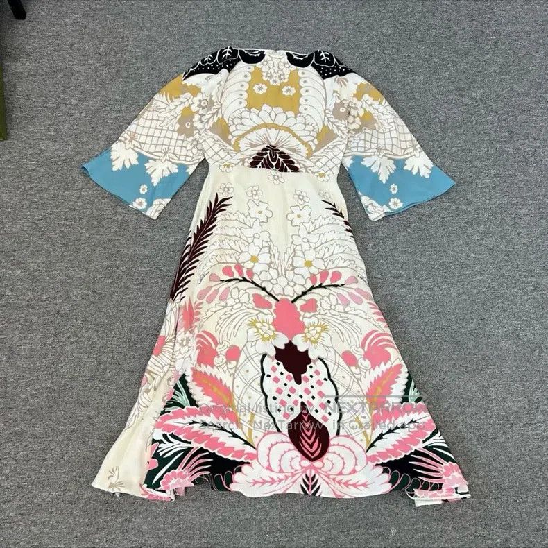 Valentino Valentino silk print dress Size S / US 4 / IT 40 - 1 Thumbnail