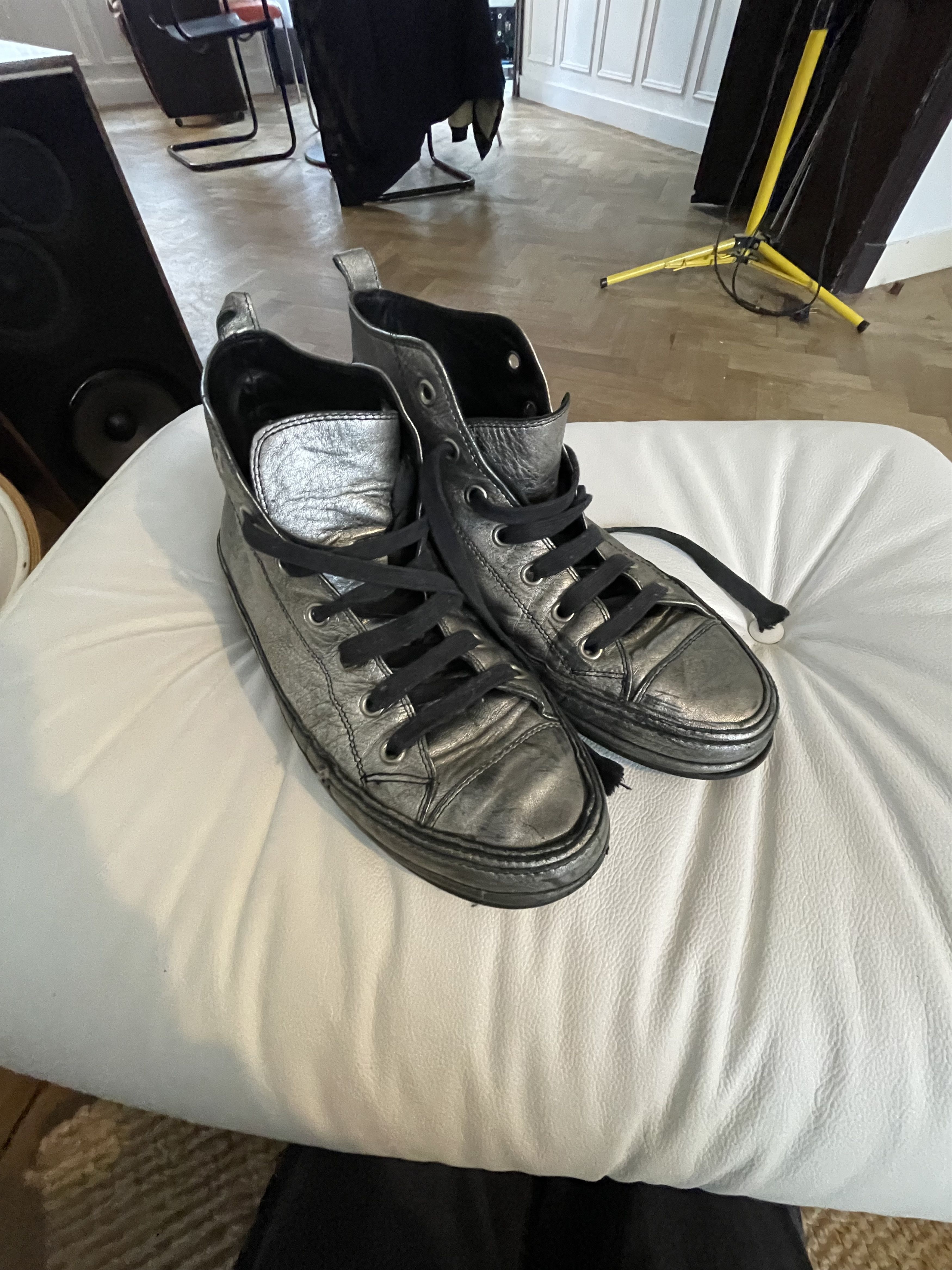 Ann Demeulemeester Ann de Meulemeester - silver sneakers Size US 11 / EU 44 - 5 Thumbnail