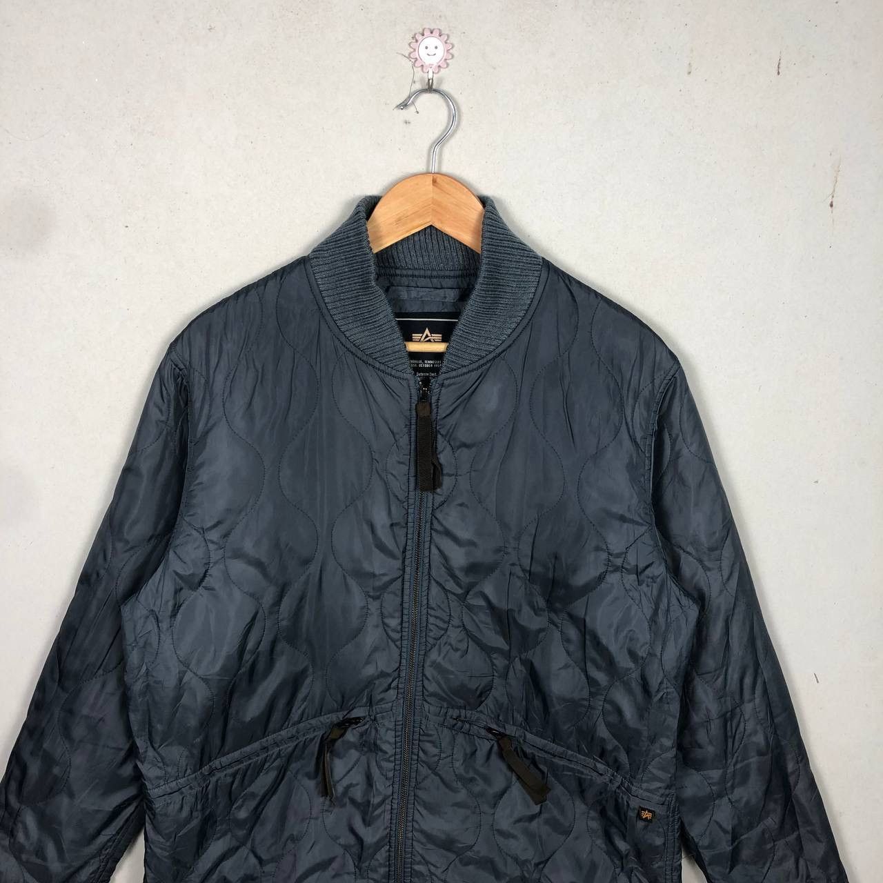 Alpha Industries Vintage Alpha Industries Jacket Black Bomber Alpha USA Size US L / EU 52-54 / 3 - 3 Thumbnail