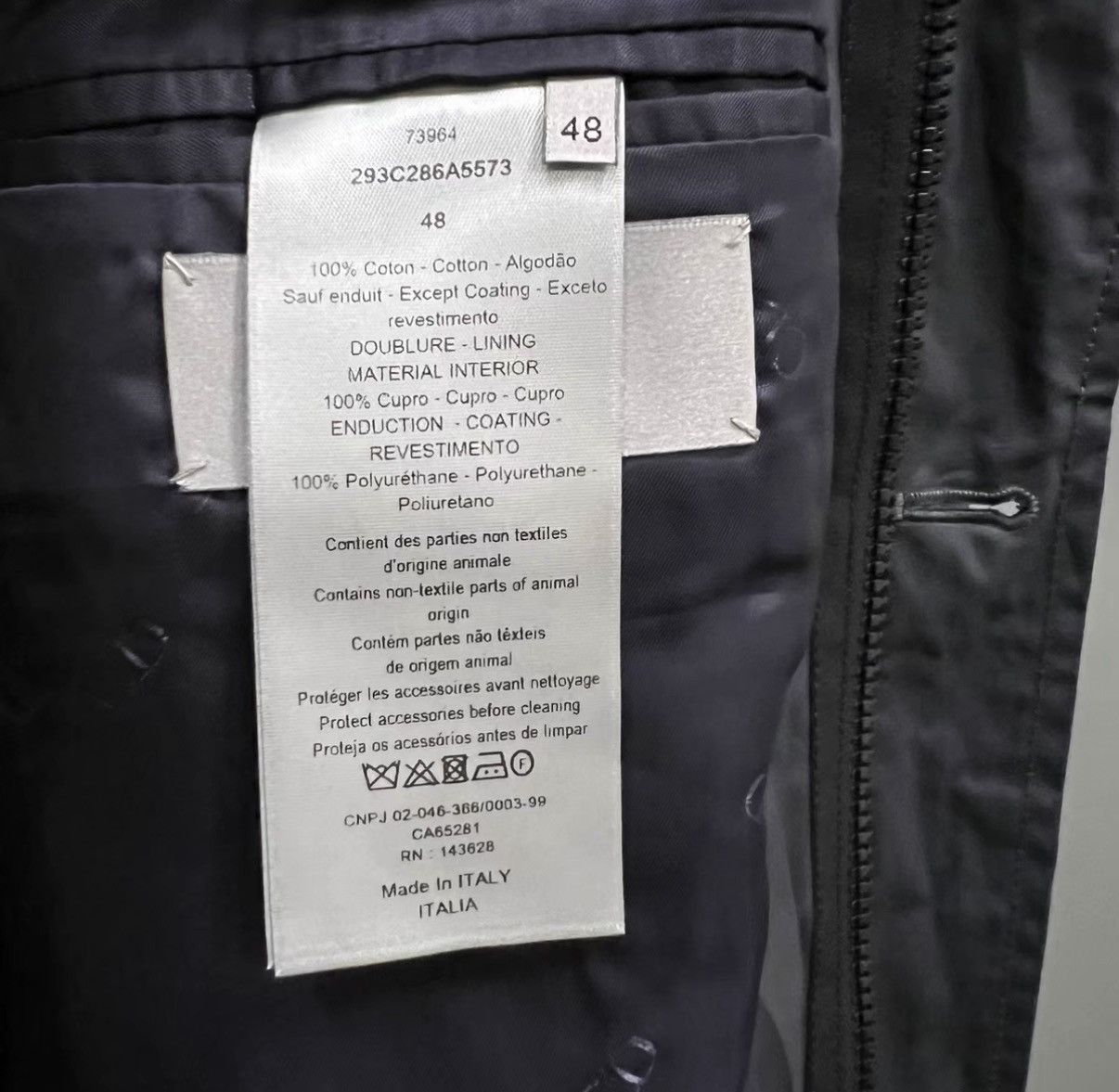 Dior Dior Dark Blue Jacket J41 Size US M / EU 48-50 / 2 - 3 Thumbnail