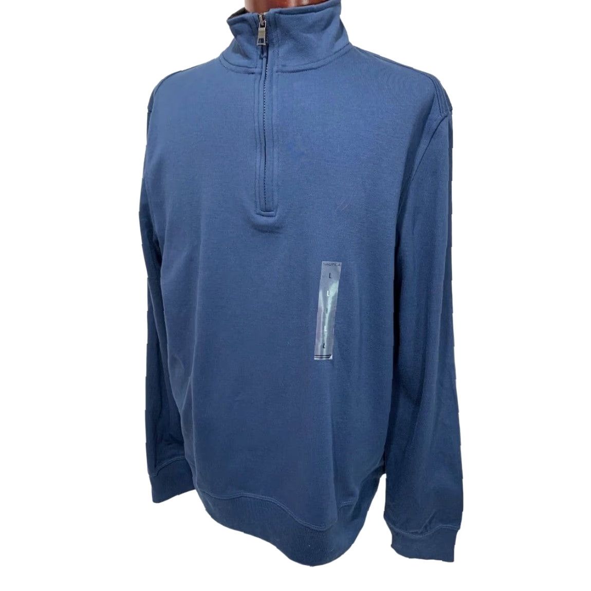 Nautica Nautica Pullover Shirt Navtech 1/4 Zip Large L Mens Blue Size US L / EU 52-54 / 3 - 2 Thumbnail