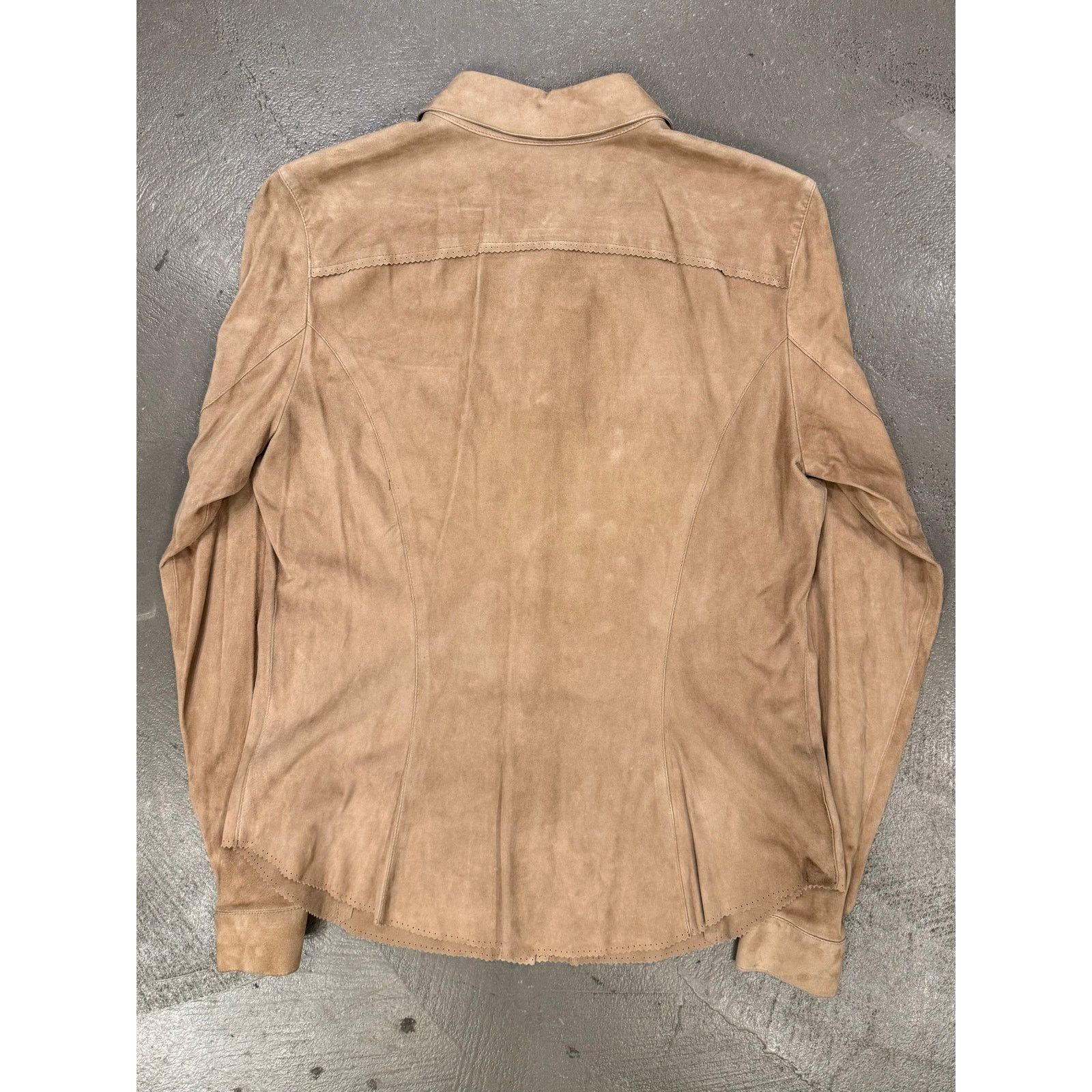 Thierry Mugler 2000s Mugler western suede shirt Size M / US 6-8 / IT 42-44 - 2 Thumbnail