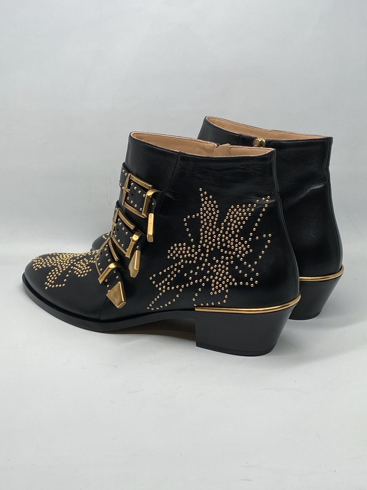 Chloe Chloe Susanna Pointed-Toe Studded Booties size 40 Size US 10 / IT 40 - 8 Thumbnail