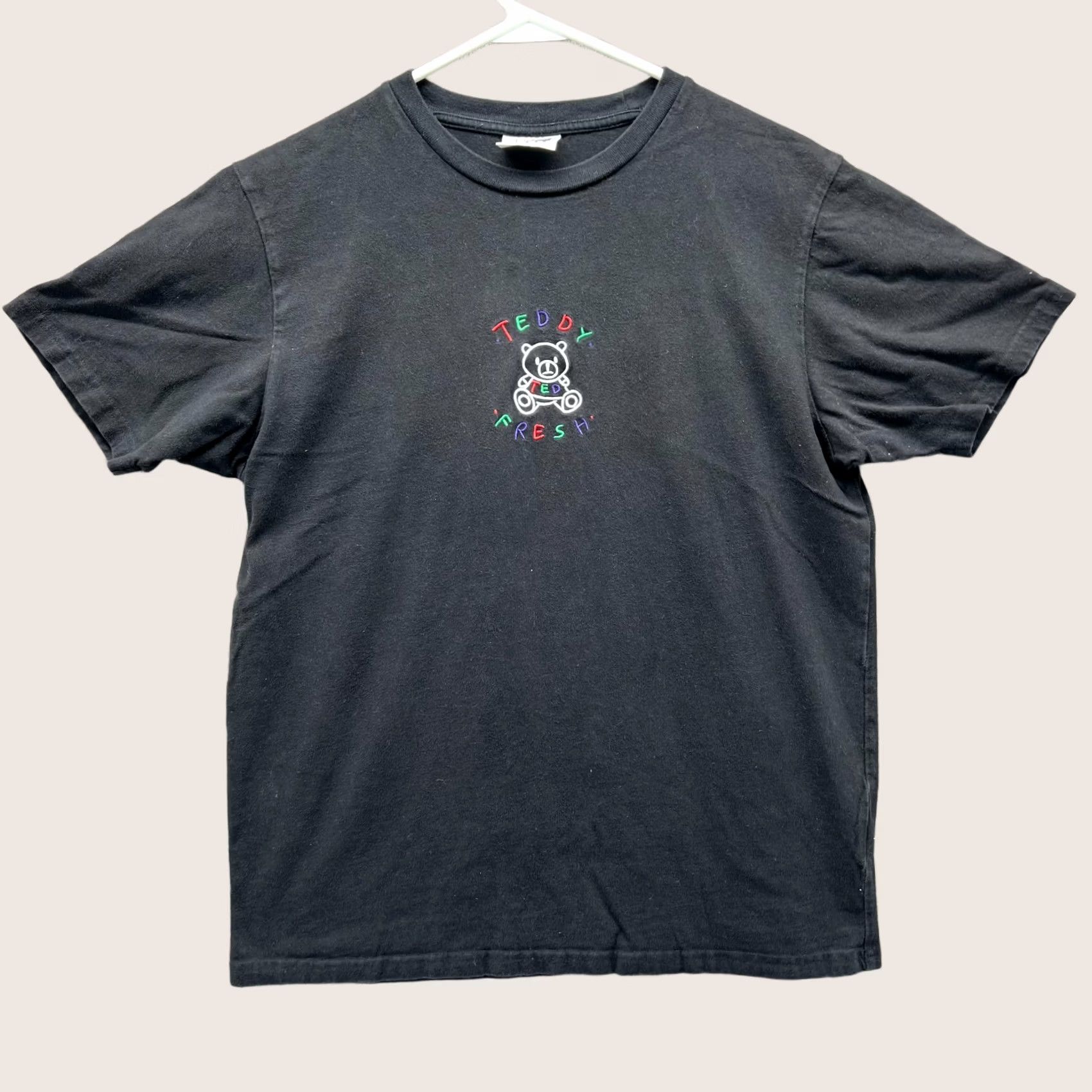 Teddy Fresh Teddy Fresh Shirt Mens Medium Black Red Crewneck Logo Cotton Teddy Bear Size US M / EU 48-50 / 2 - 1 Thumbnail