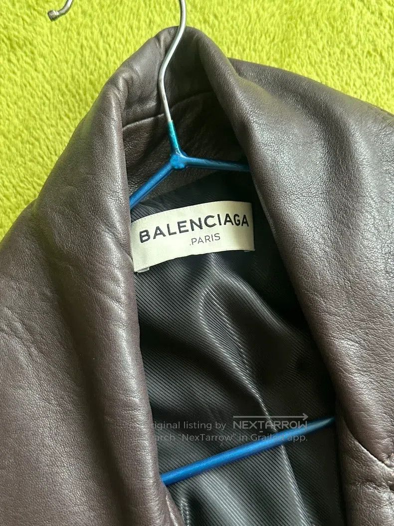 Balenciaga Balenciaga Leather Jackets Size XXS / US 00 / IT 34 - 3 Thumbnail