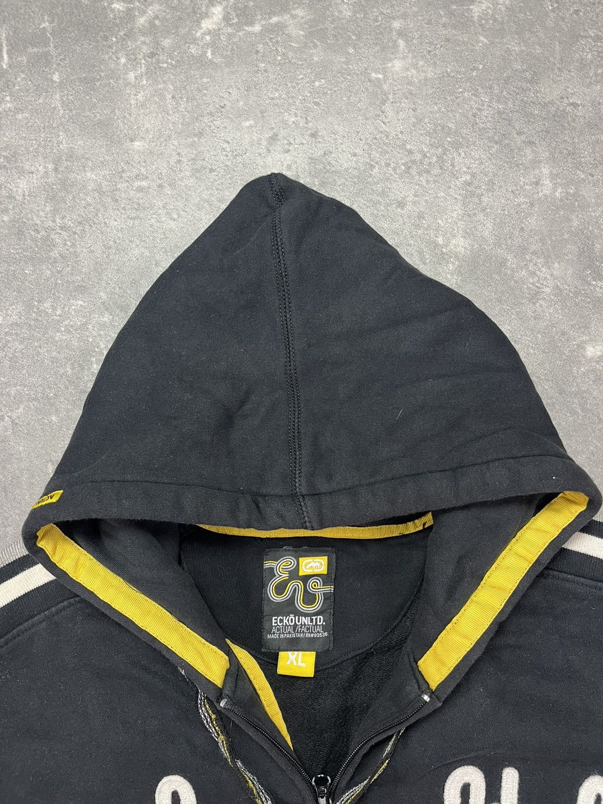 Ecko Unltd. Ecko Unltd. Triple Big Logo Spellout Baggy Zip Hoodie XL Size US XL / EU 56 / 4 - 11 Thumbnail