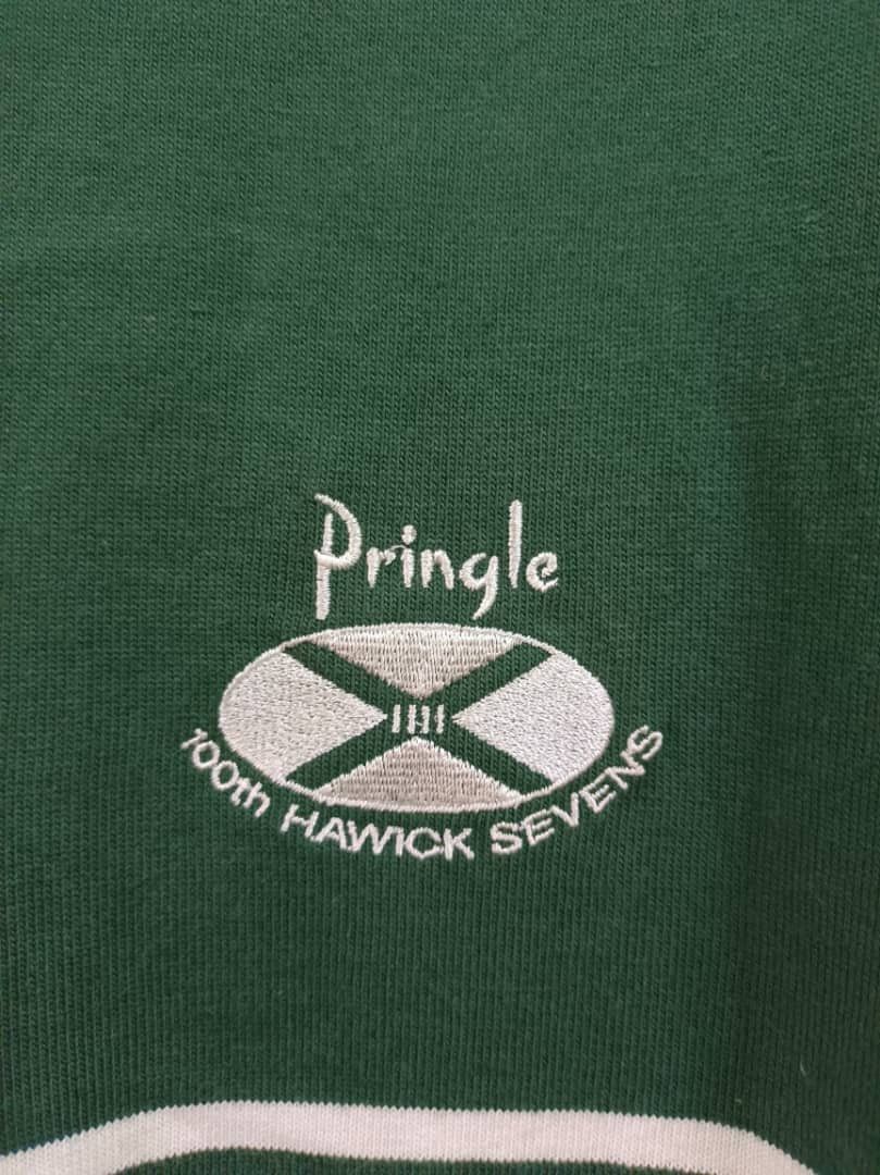 Pringle Of Scotland Polo Rugby Tee 100th Hawick Sevens by Pringle of Scotland Size US L / EU 52-54 / 3 - 3 Thumbnail