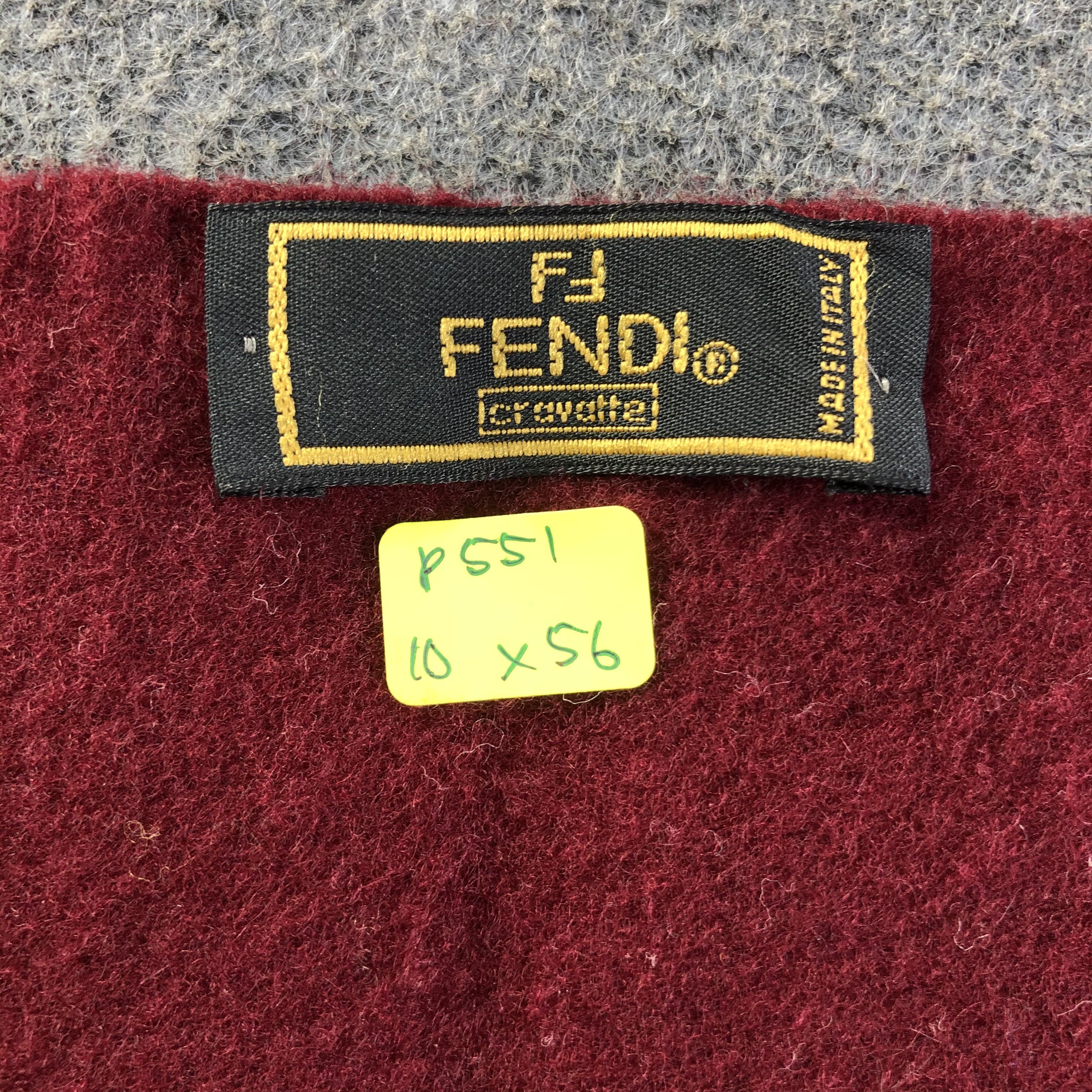 Fendi Fendi Plain Scarf / Muffler / Neckwear P551 Size ONE SIZE - 7 Thumbnail