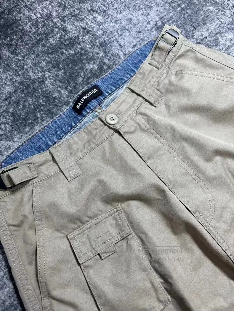 Balenciaga Balenciaga Hybrid Cargo Shorts and Denim Pants. Size US 30 / EU 46 - 4 Thumbnail