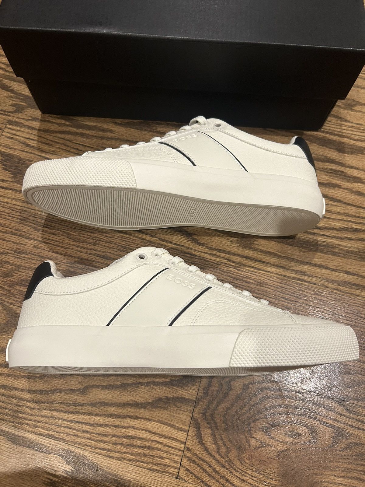 Hugo Boss BOSS - Leather Low Top Sneakers Size 9 Size US 9 / EU 42 - 5 Thumbnail