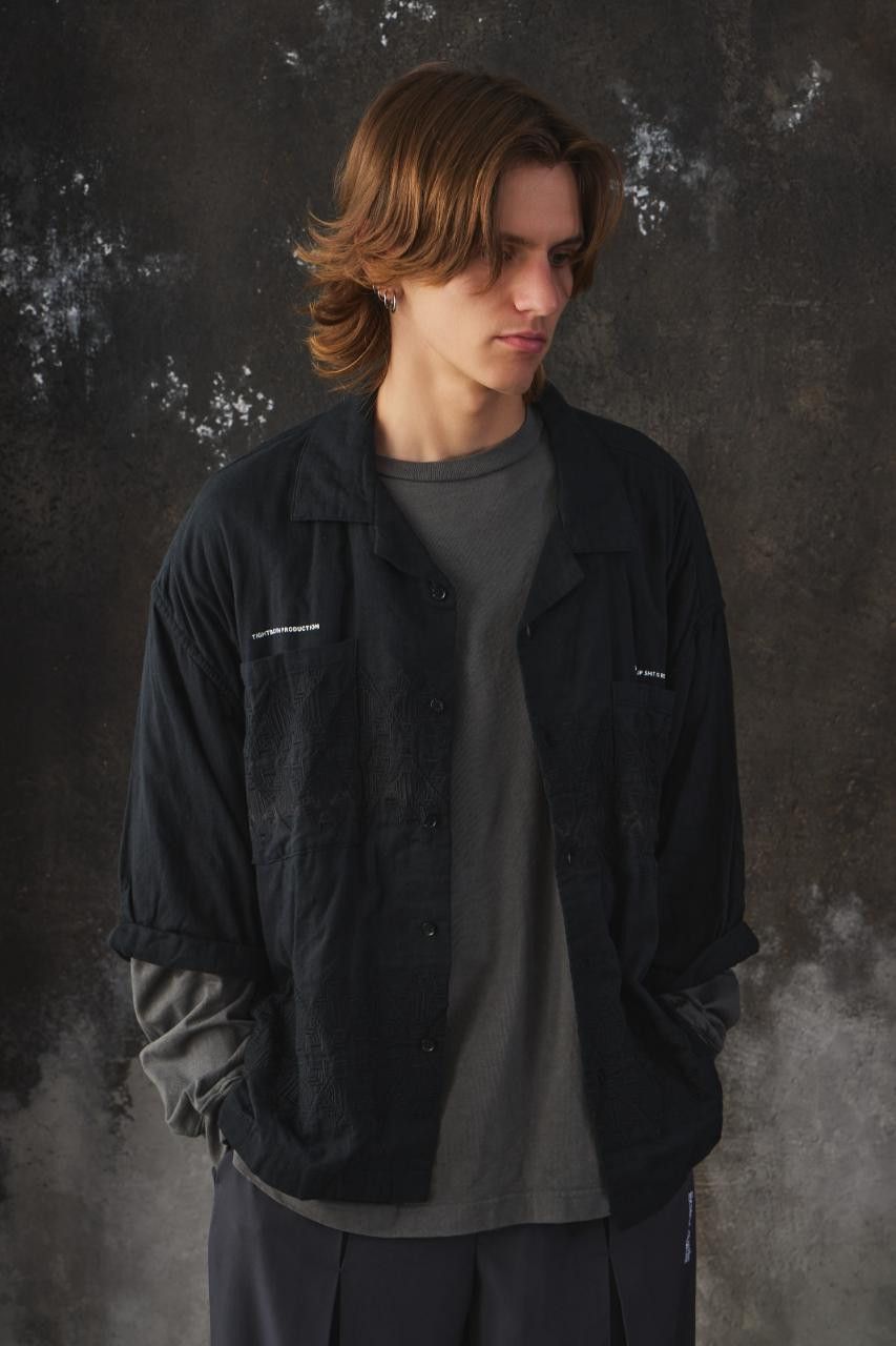 Other TIGHTBOOTH PRODUCTION DIAMOND ROLL-UP SHIRT Size US M / EU 48-50 / 2 - 1 Thumbnail