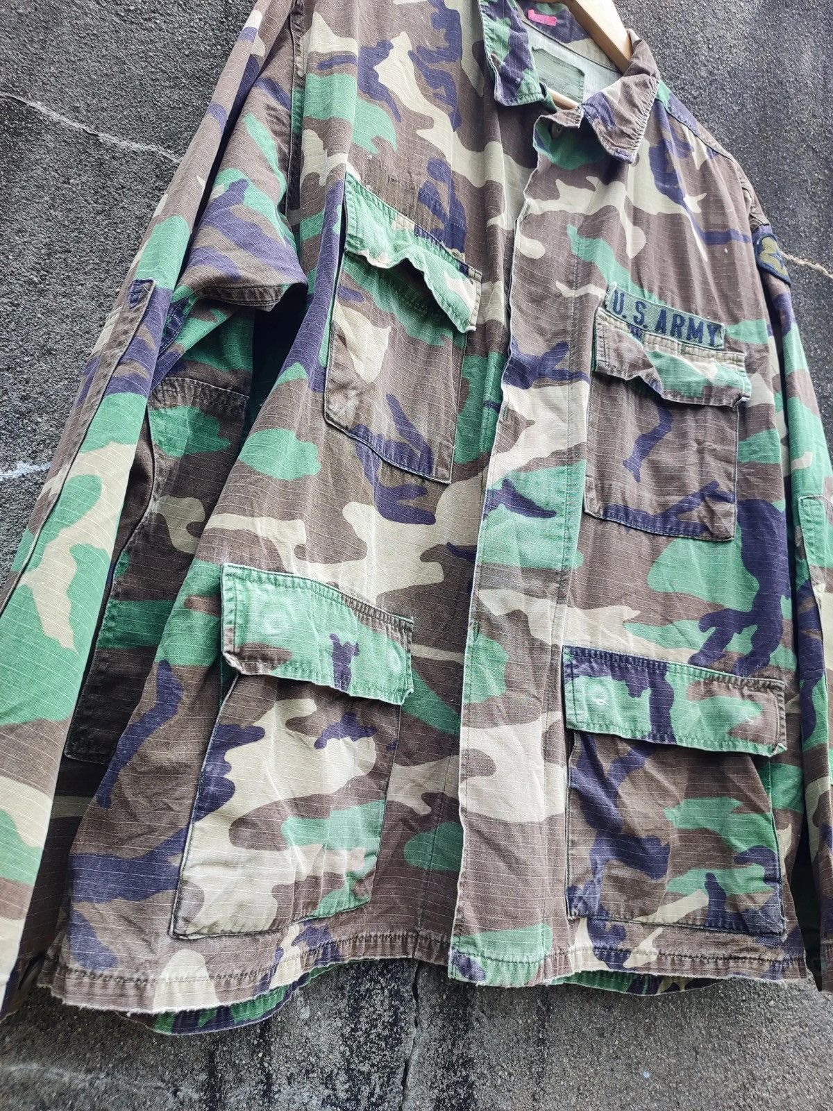 Vintage Vintage U.S. Army Woodland Camouflage BDU Jacket (1986) Size US L / EU 52-54 / 3 - 3 Thumbnail