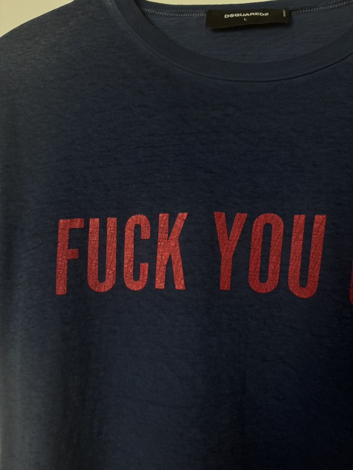 Dsquared2 Dsquared2 “Fuck You Up” Graphic Tee Made In Italy Archive Size US L / EU 52-54 / 3 - 4 Thumbnail