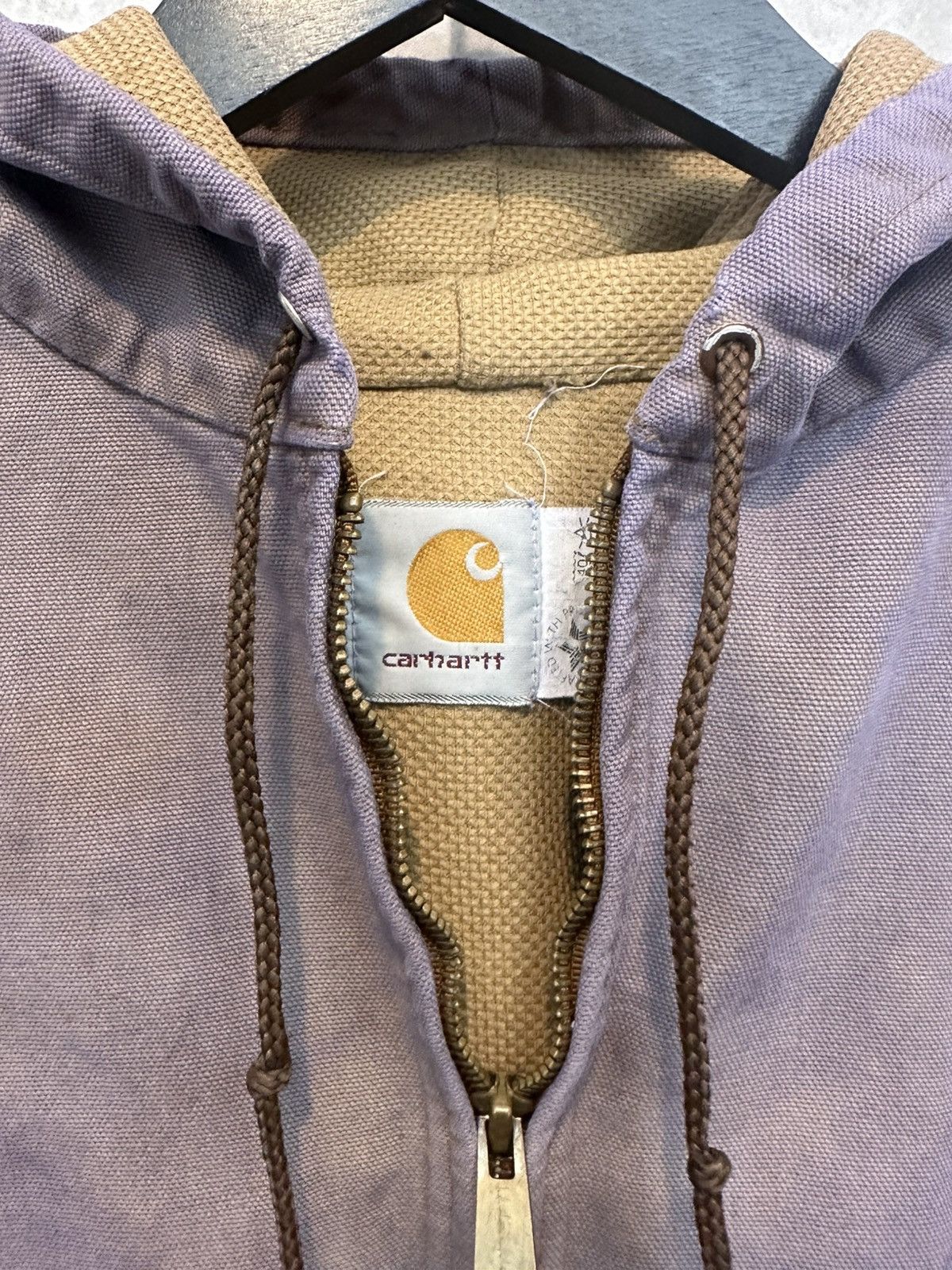 Carhartt × Vintage Vintage 90s Carhartt Denim Hooded Jacket ASAP Rocky Size US XL / EU 56 / 4 - 4 Thumbnail