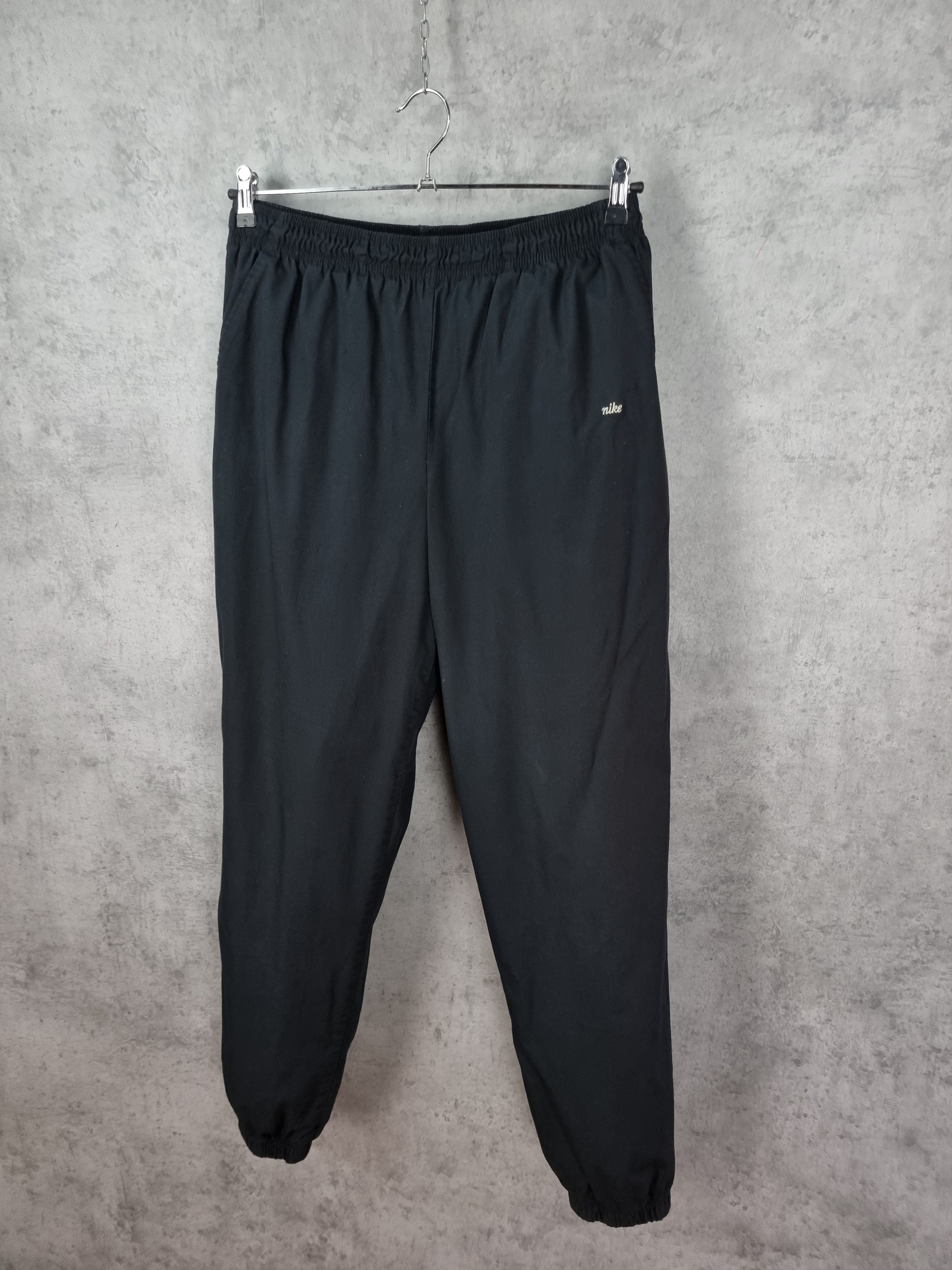 Nike × Vintage 90s Rare Nike Swoosh Nylon Sport Trousers Pants Size US 32 / EU 48 - 3 Thumbnail