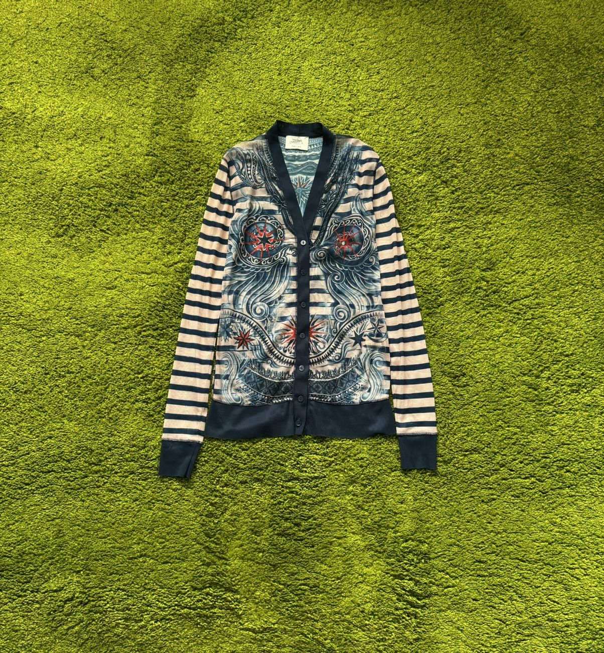 Designer × Jean Paul Gaultier Jean Paul Gaultier Lindex meah runway cardigan longsleeve Size S / US 4 / IT 40 - 1 Thumbnail