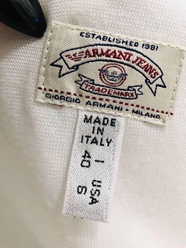 Giorgio Armani Armani Jeans Made in Italy White Overshirt – Size 40 / S Size S / US 4 / IT 40 - 10 Thumbnail
