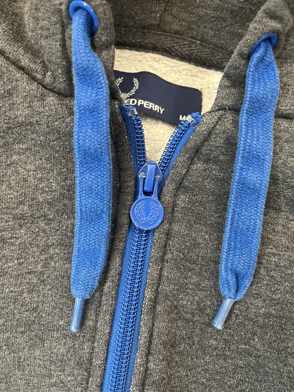 Fred Perry × Vintage Fred Perry Zip Hoodie Boxy Baggy UK Drill Vintage 90s Size US M / EU 48-50 / 2 - 5 Thumbnail
