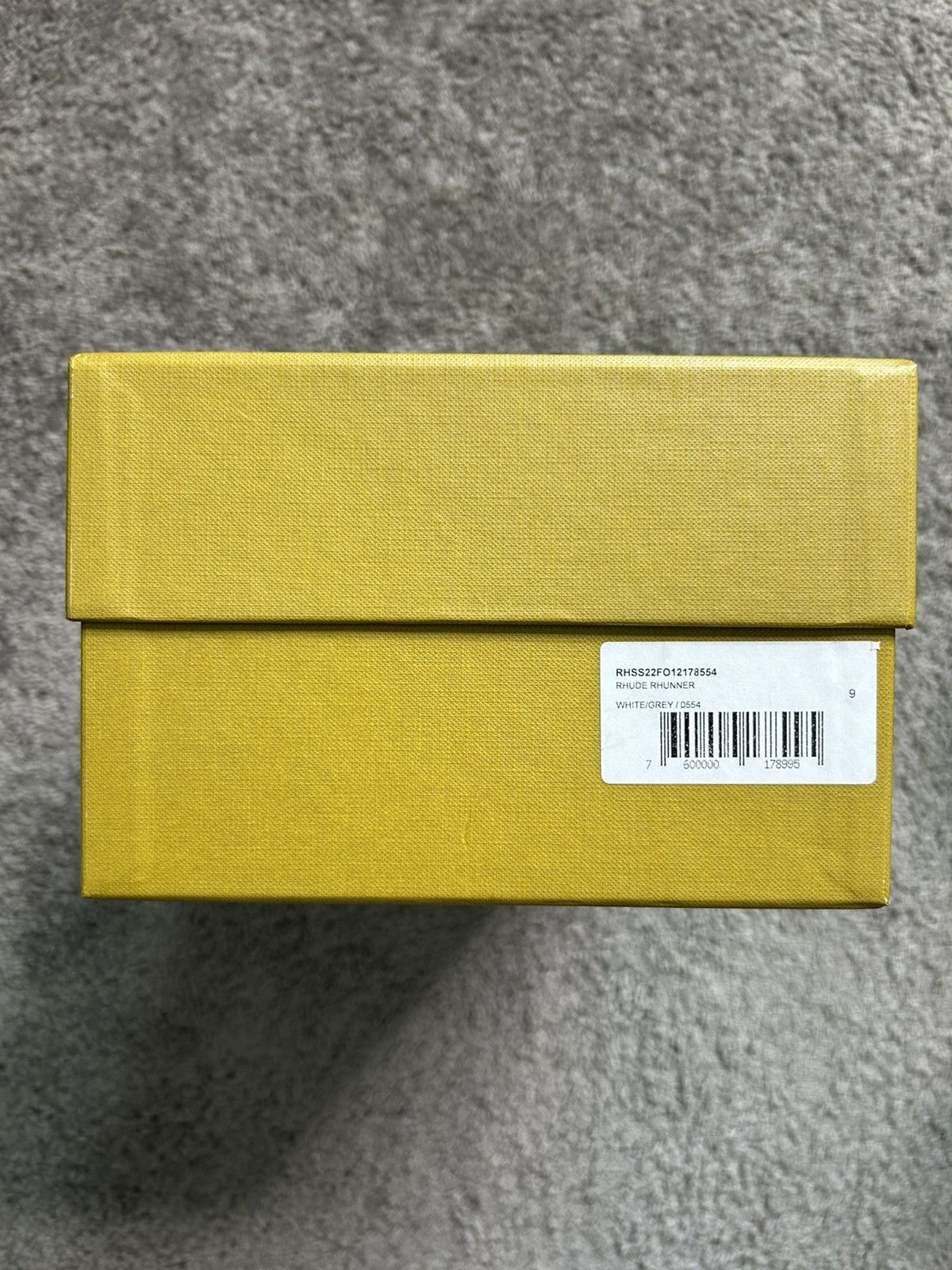 Rhude Size 9 - Rhude Rhunner White And Gray Sneakers Made In Italy Size US 9 / EU 42 - 11 Thumbnail