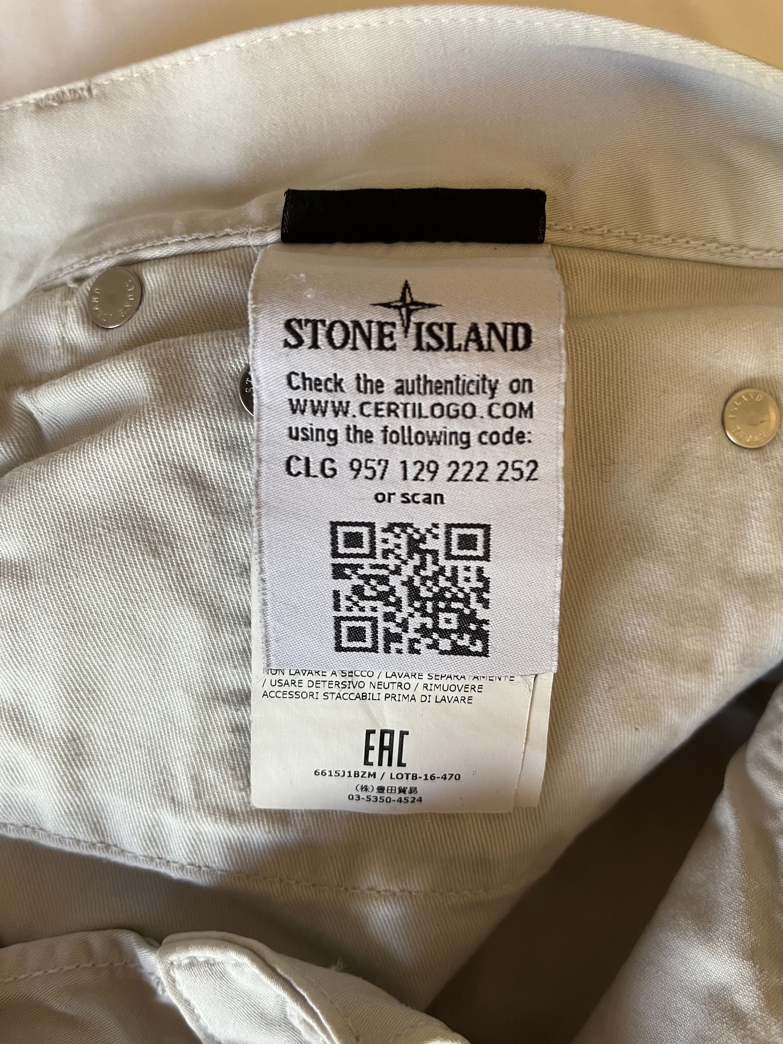 Stone Island Stone Island beige straight cotton pants Size US 30 / EU 46 - 5 Thumbnail