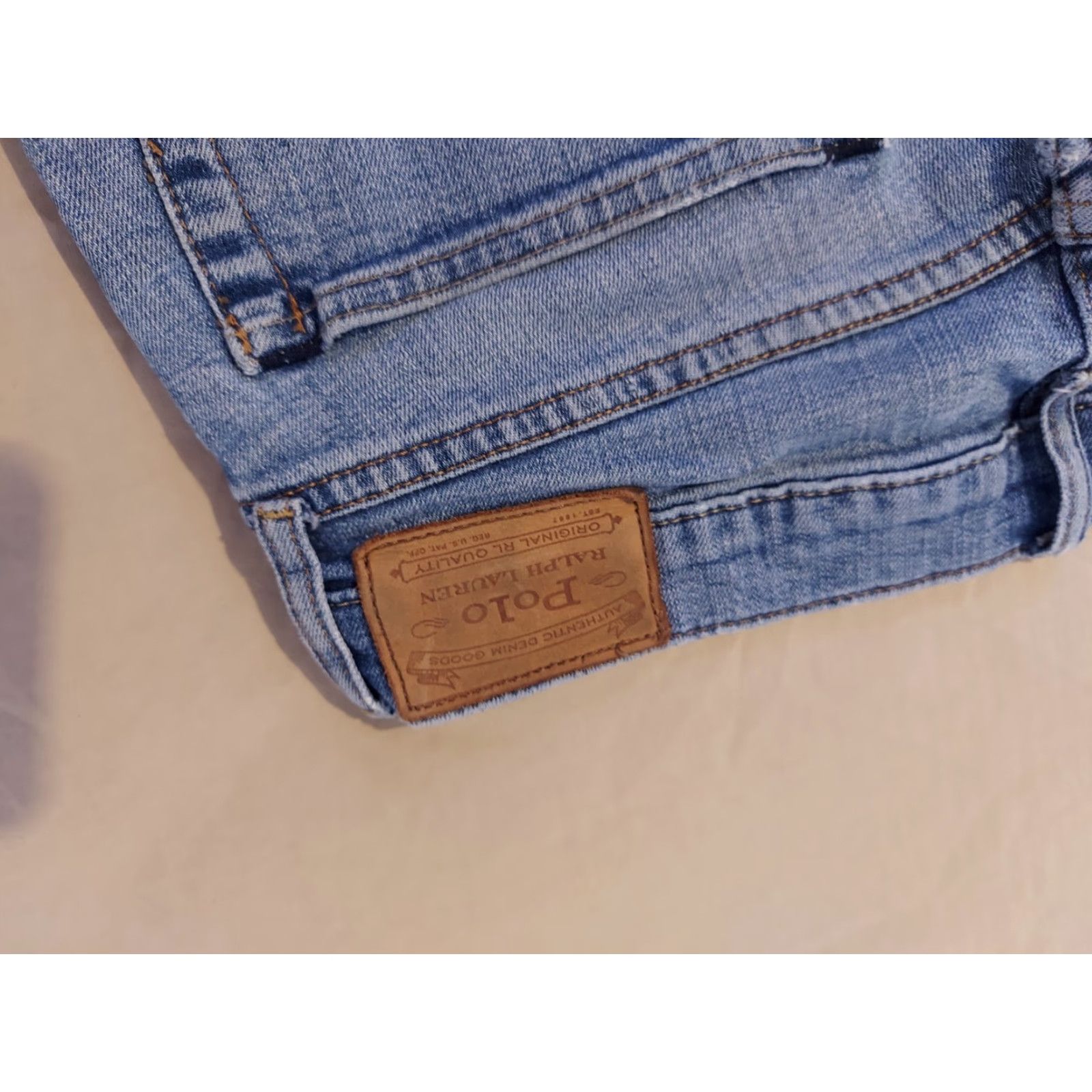 Polo Ralph Lauren VINTAGE Polo Ralph Lauren Jeans 32x30 Varick Slim Straight Denim Pants Stretch Men Blue Jeans Slim Straight Mens Regular Restored Size US XS / EU 42 / 0 - 2 Thumbnail