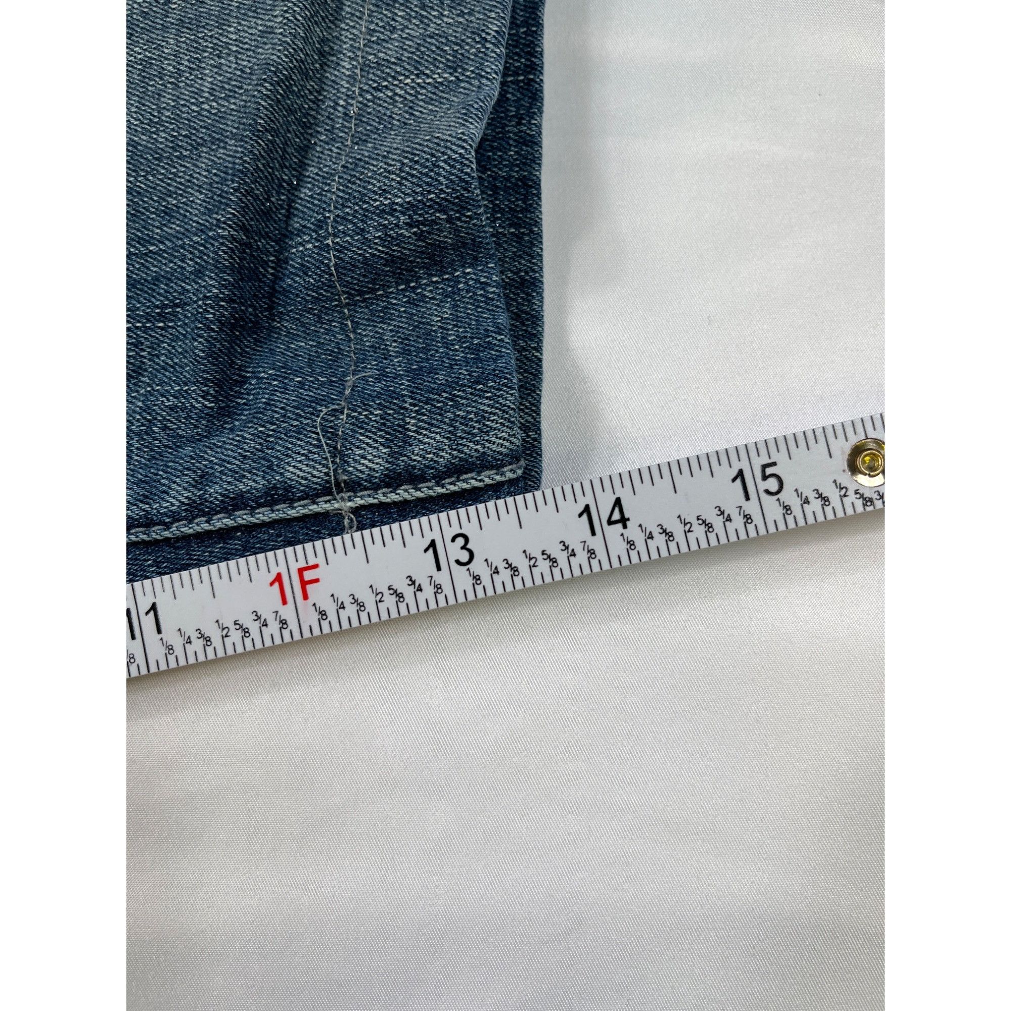 7 For All Mankind 7 For All Mankind SKU 7571 Womens Distressed Blue Denim Jean Size 22" - 8 Thumbnail