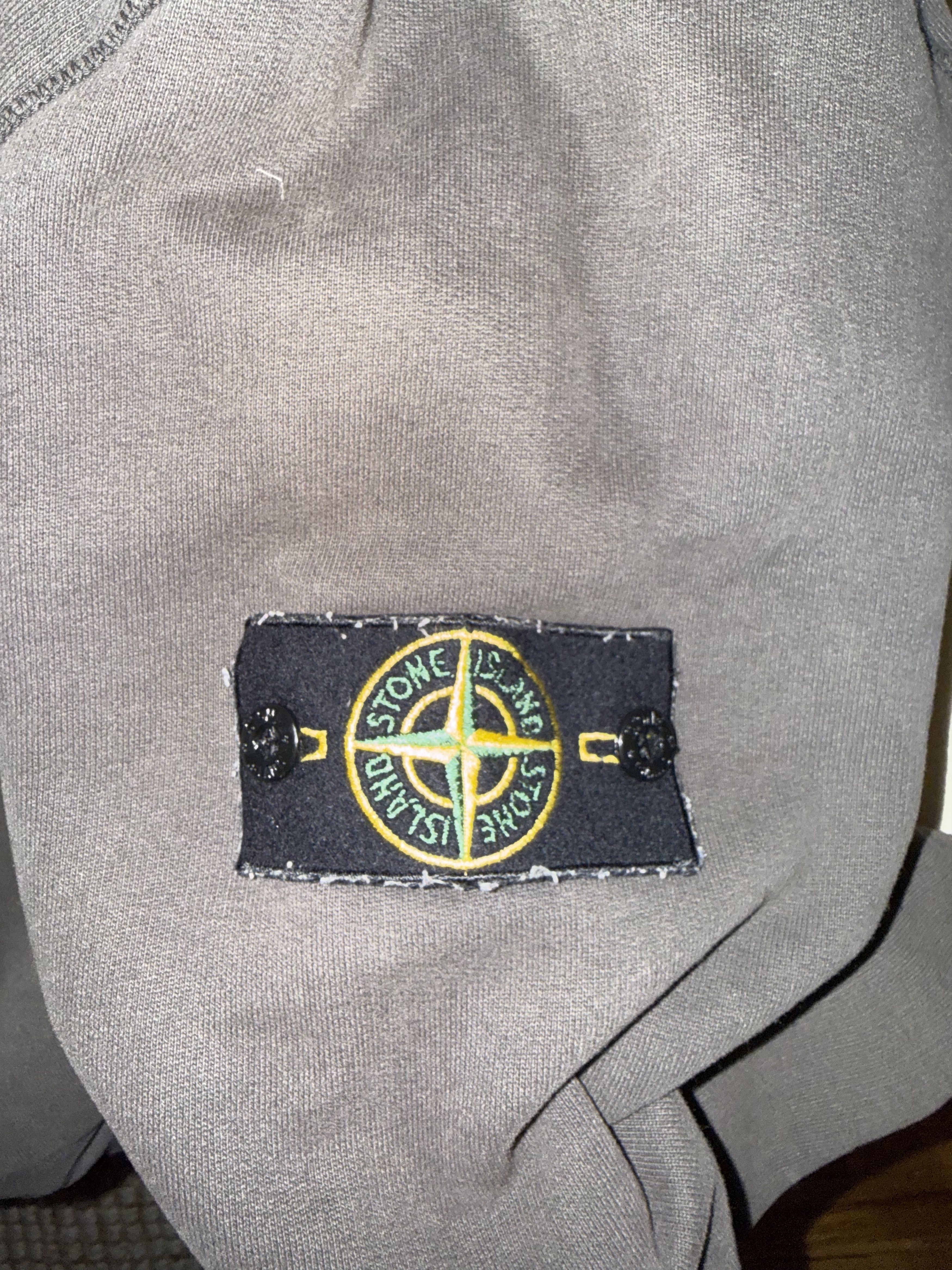 Stone Island Stone Island Black 100% Cotton Pullover Hoodie - Size M Size US M / EU 48-50 / 2 - 4 Thumbnail